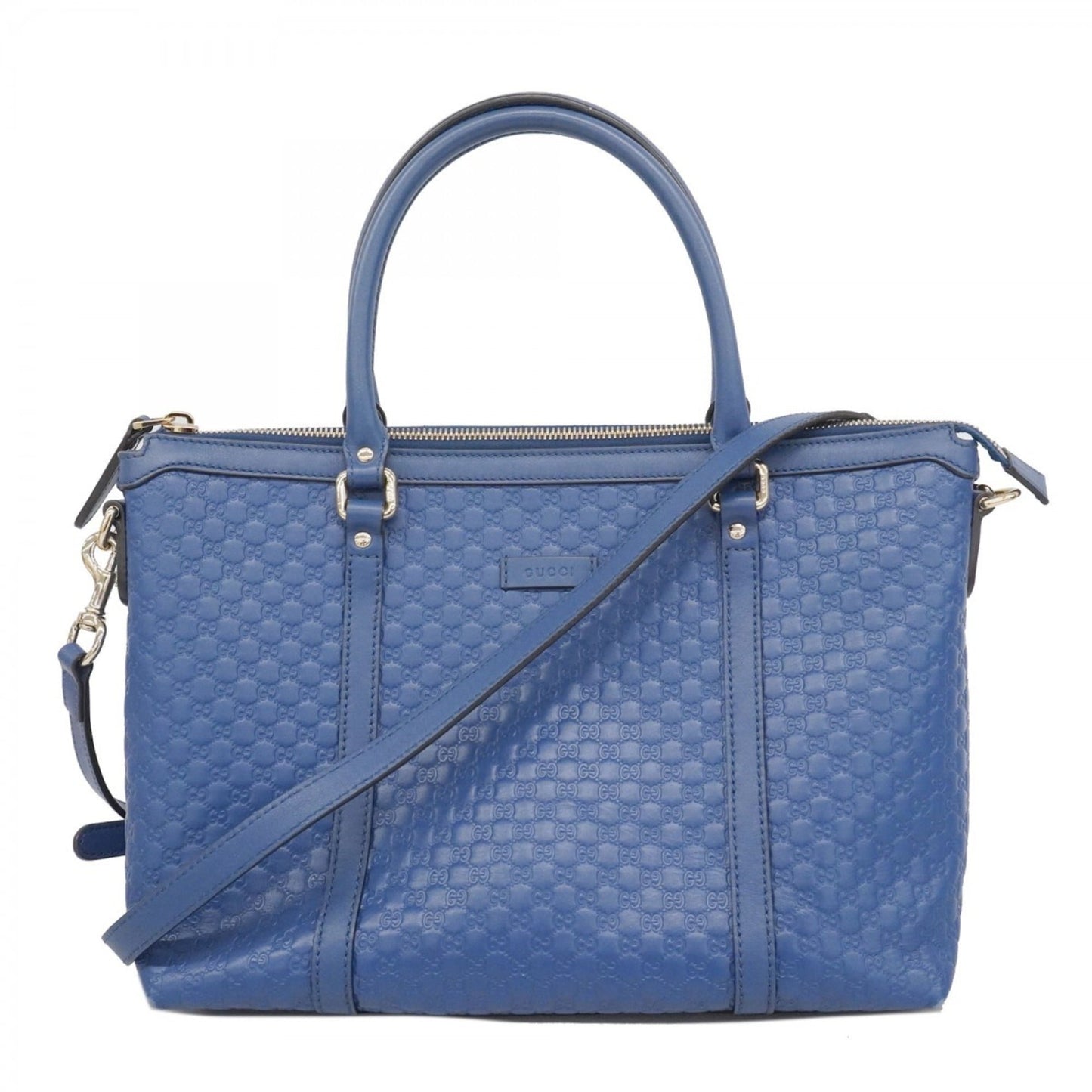 Gucci Blue Leather Handbag ( )
