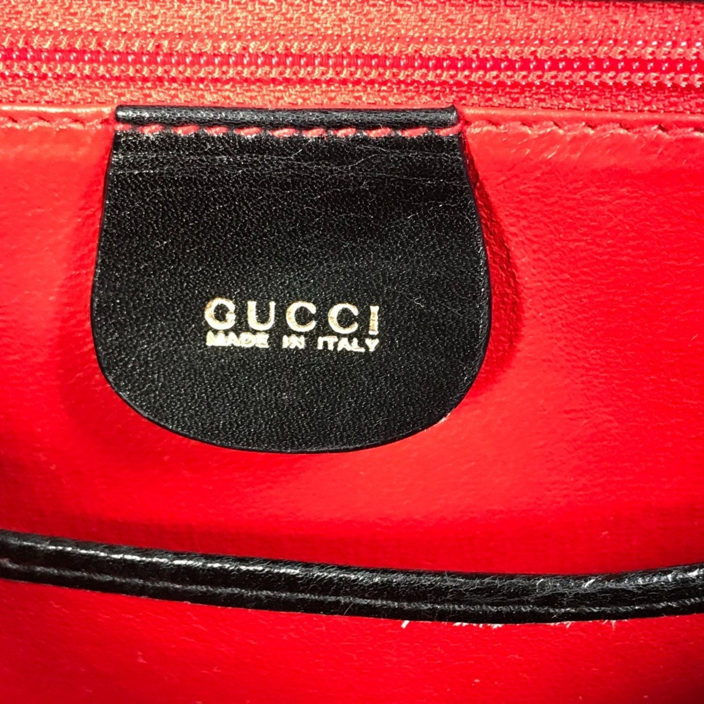 Gucci Black Leather Handbag ( )