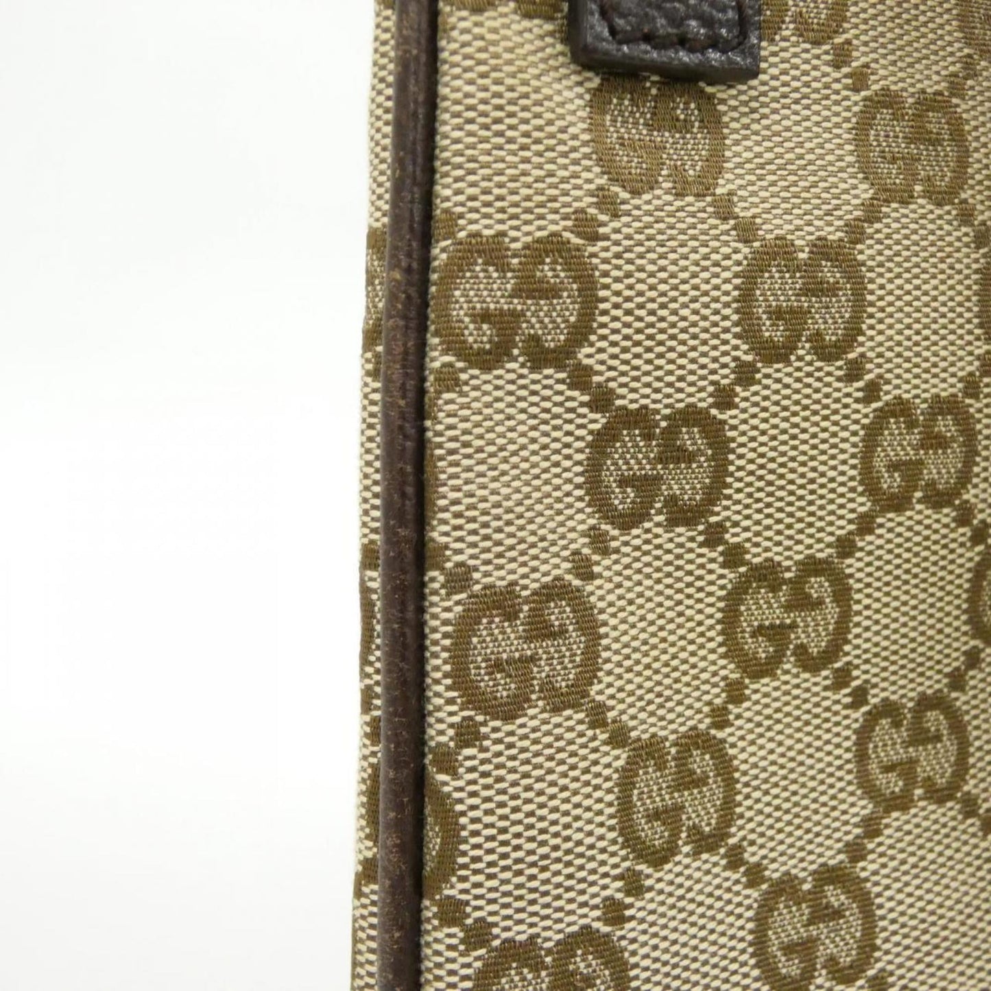 Gucci Beige Brown Gg Canvas Shoulder Bag ( )