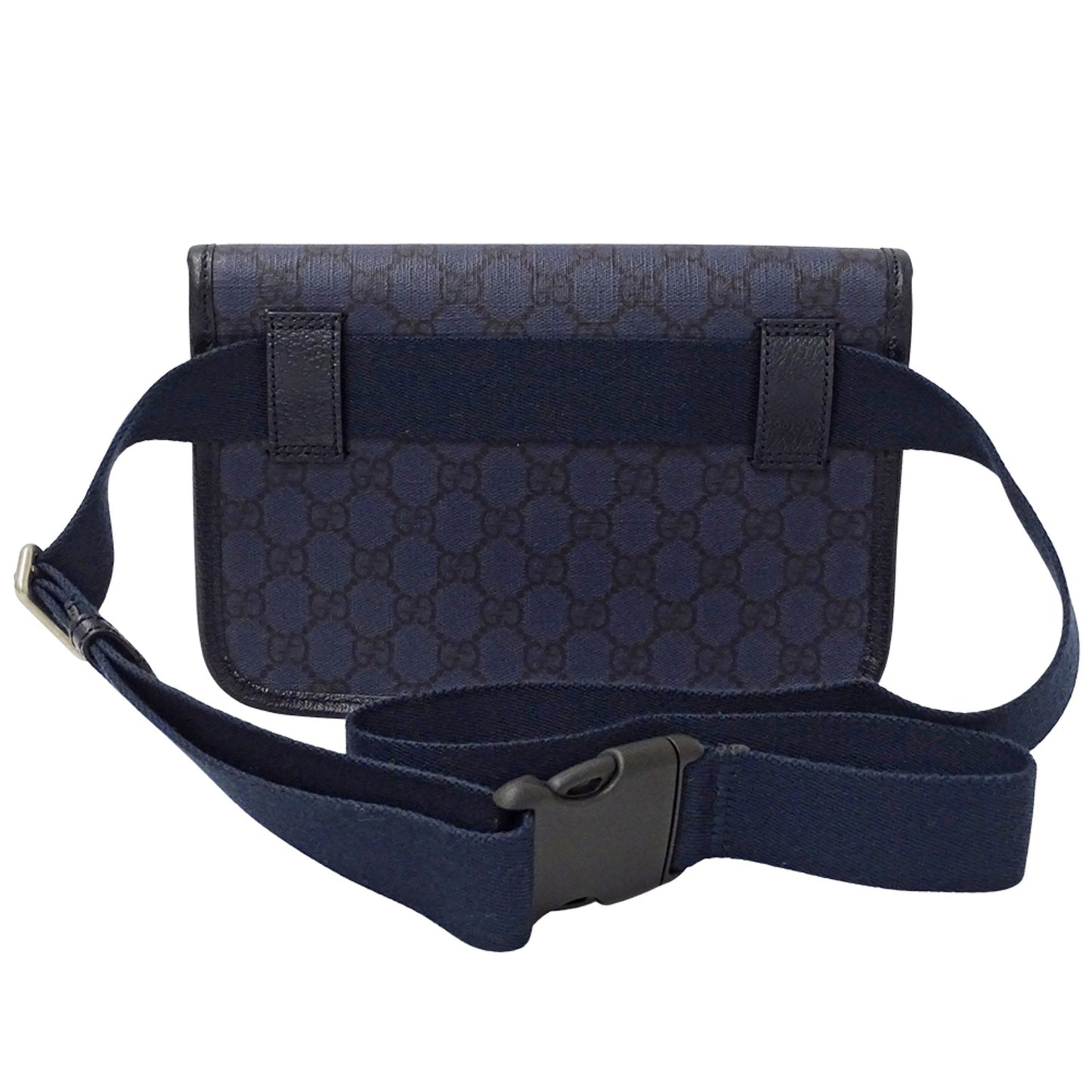 Gucci Navy Gg Supreme Shoulder Bag Sling Bag ( )