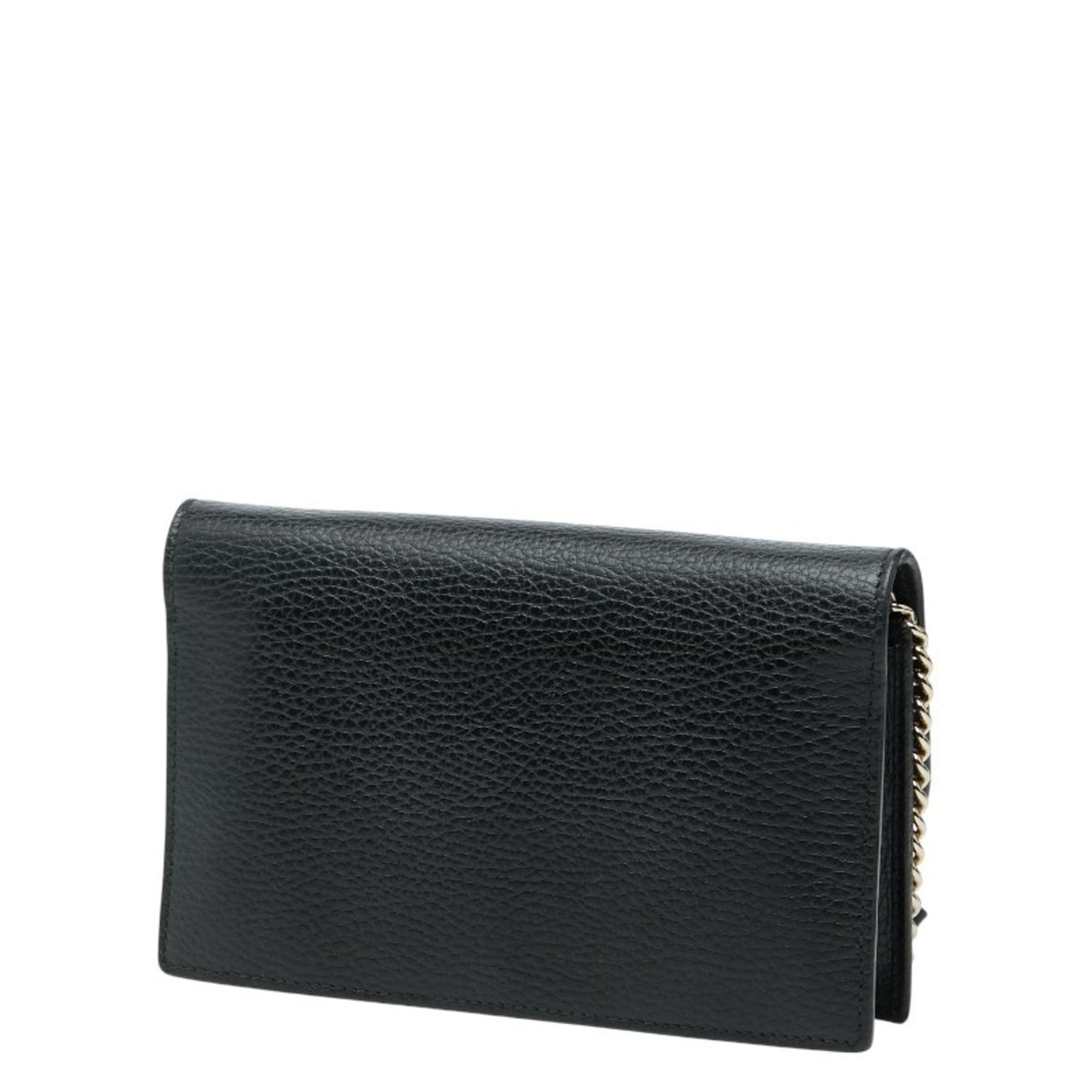 Gucci Black Leather Shoulder Bag ( )