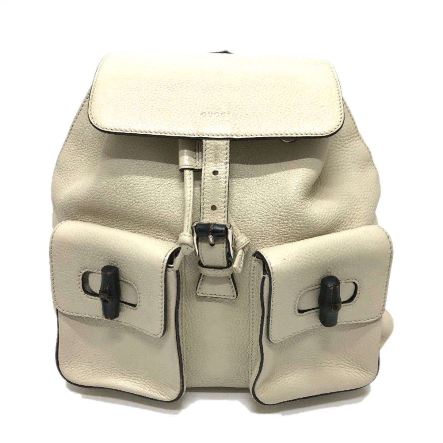 Gucci White Leather Backpack ( )