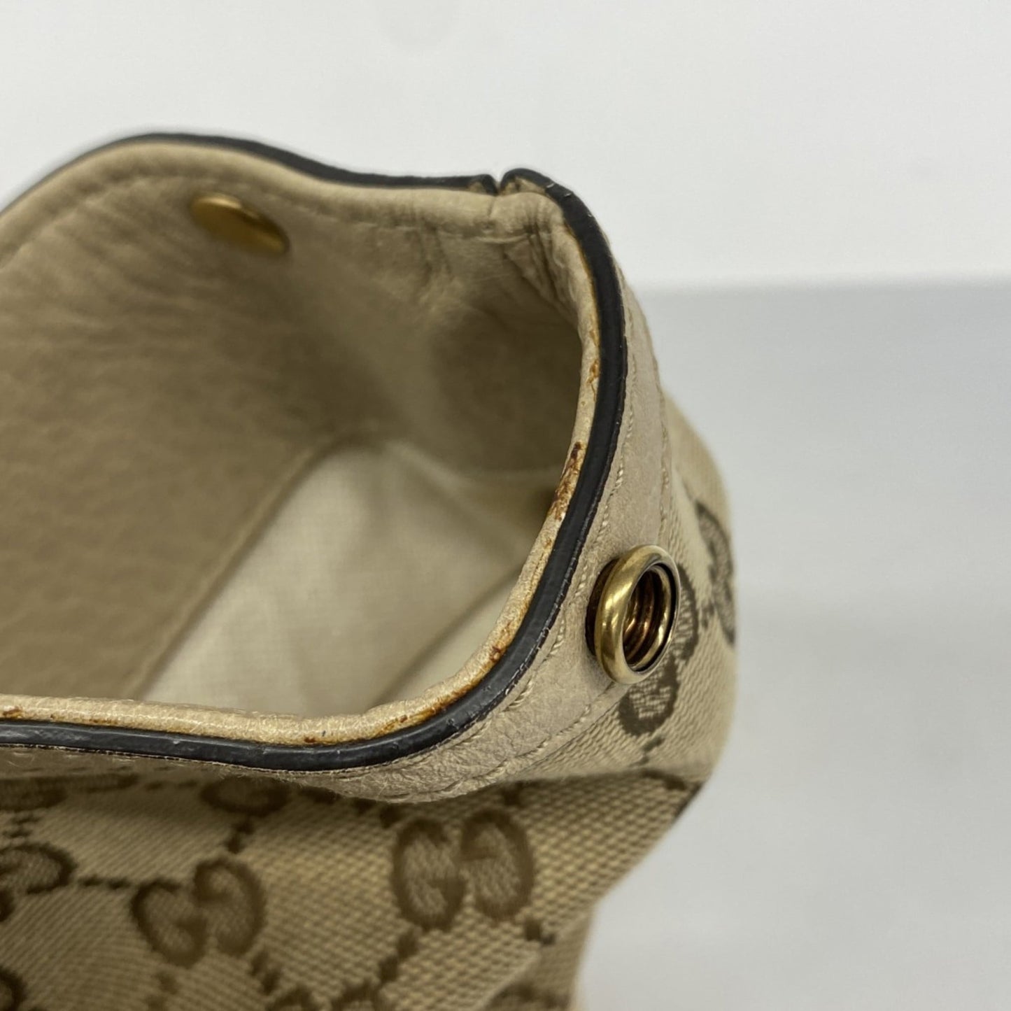 Gucci Beige Canvas Tote Bag ( )