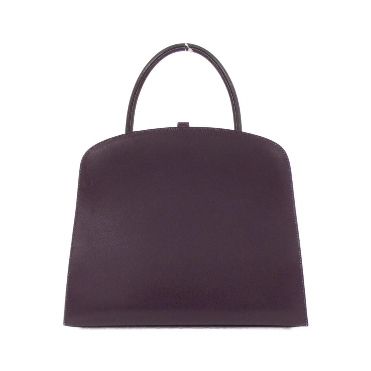 Hermes Purple Raisin Lisse Leather Handbag ( )