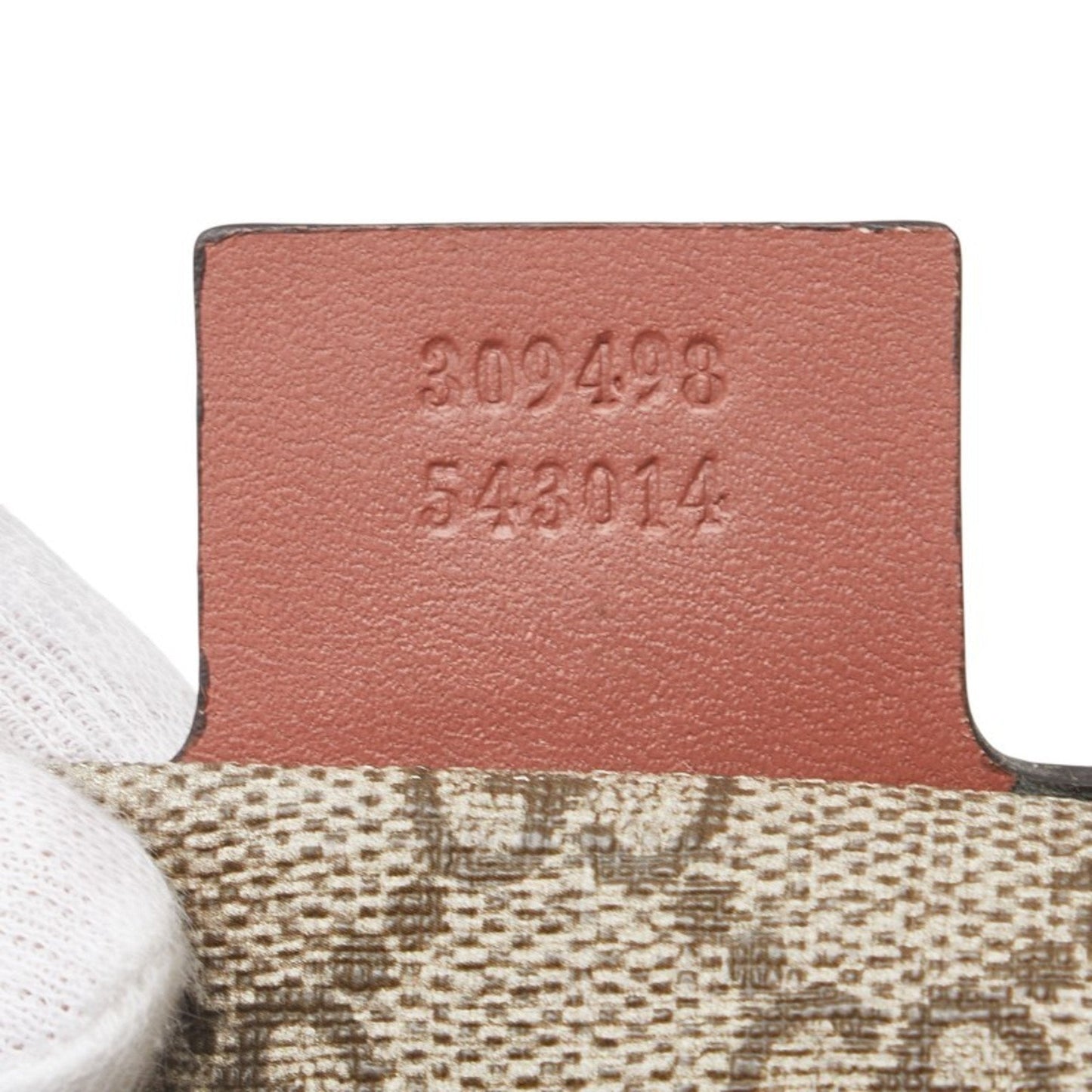 Gucci Beige Pink Pvc Leather Pouch ( )