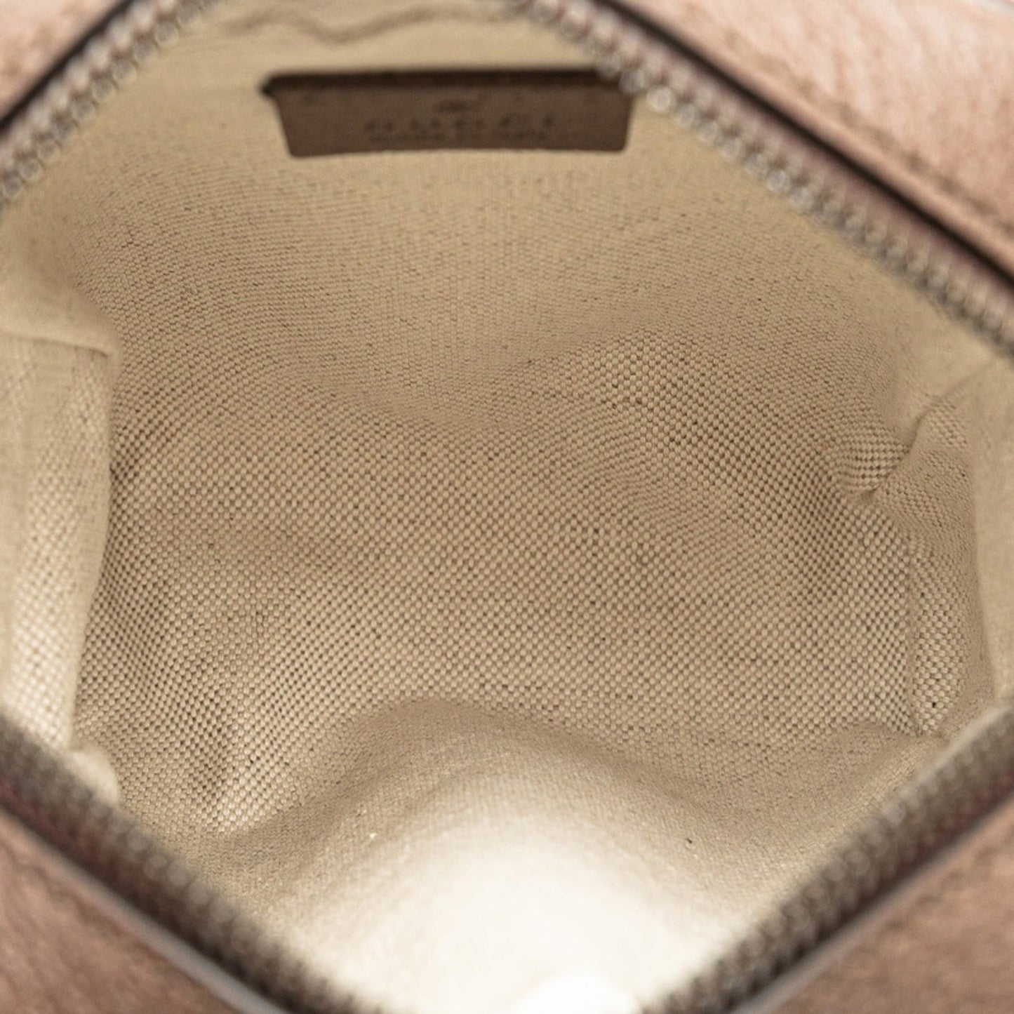 Gucci Sherry Line Beige Brown Pvc Leather Shoulder Bag ( )