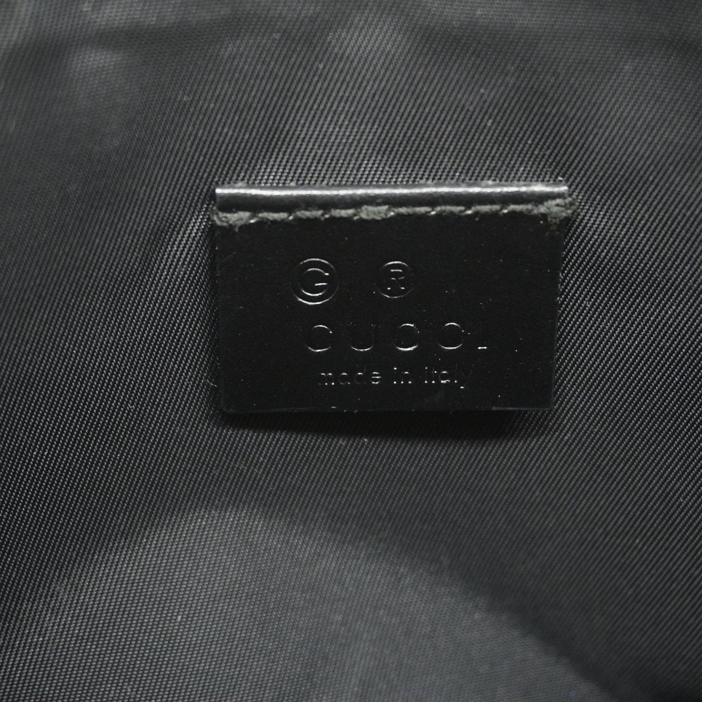 GUCCI Auth  Pouch 039 1117 Women's Nylon Pouch Black