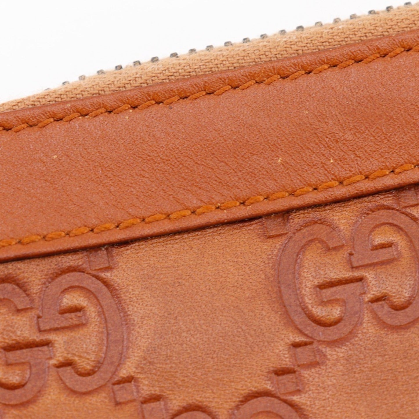 Gucci Brown Leather Pouch ( )