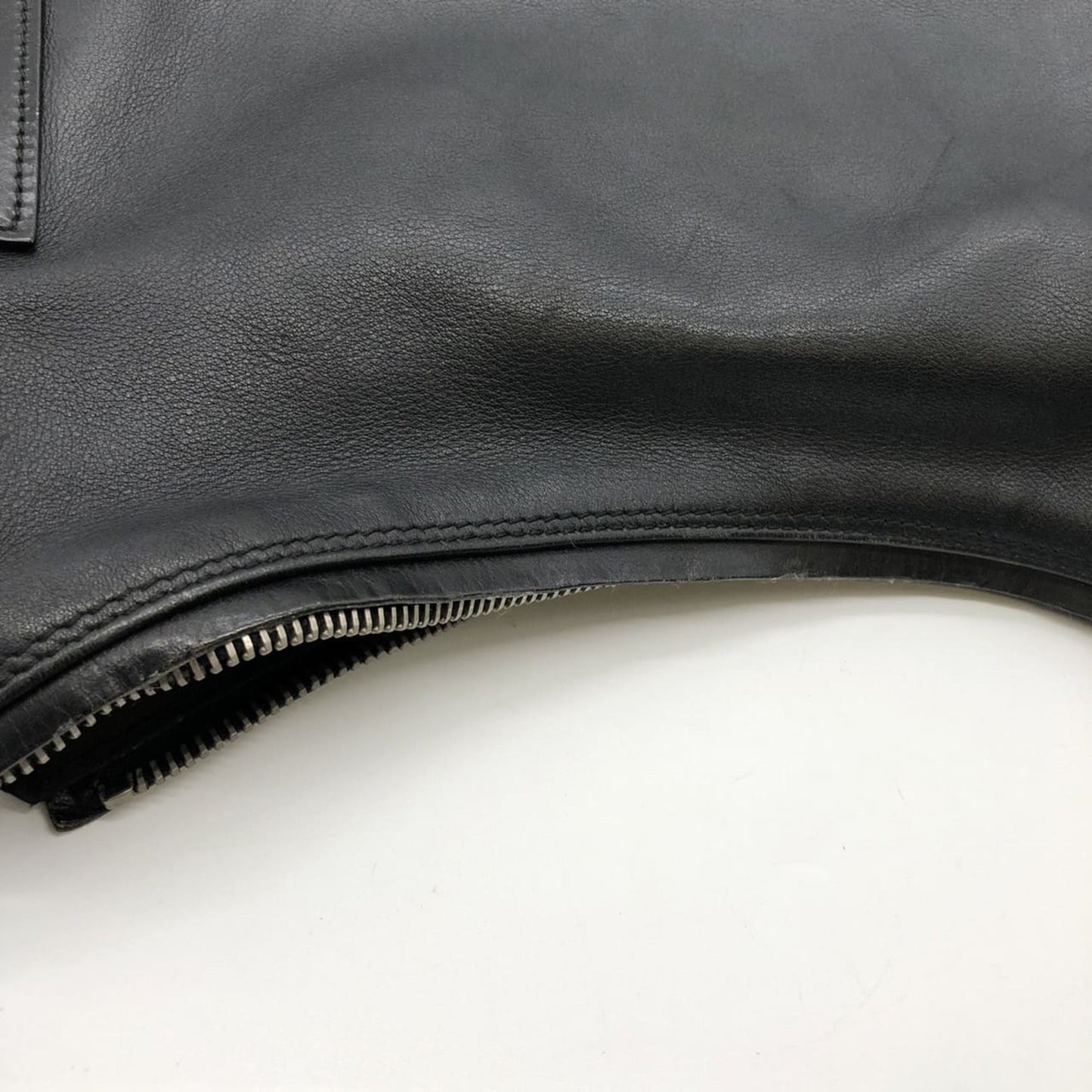 Gucci Black Leather Handbag Shoulder Bag ( )