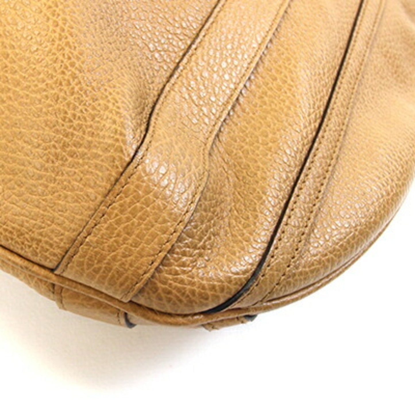 Gucci Beige Leather Handbag Shoulder Bag ( )