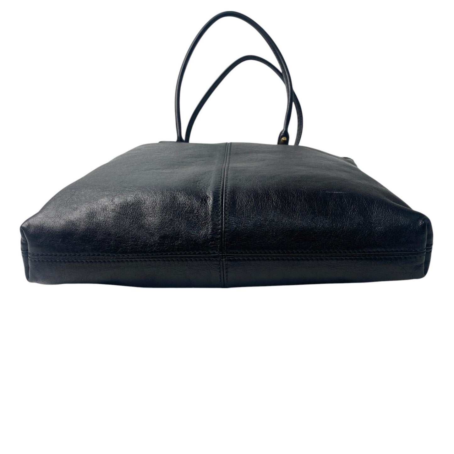 Gucci Black Leather Tote Bag ( )