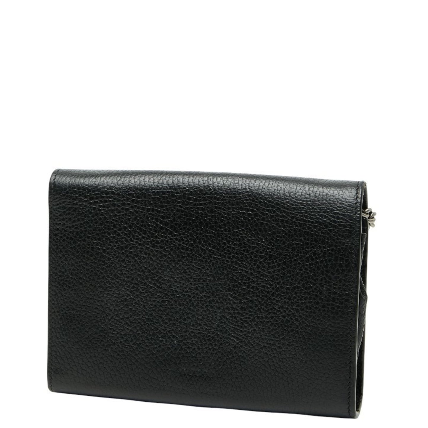 Gucci Black Leather Shoulder Bag ( )