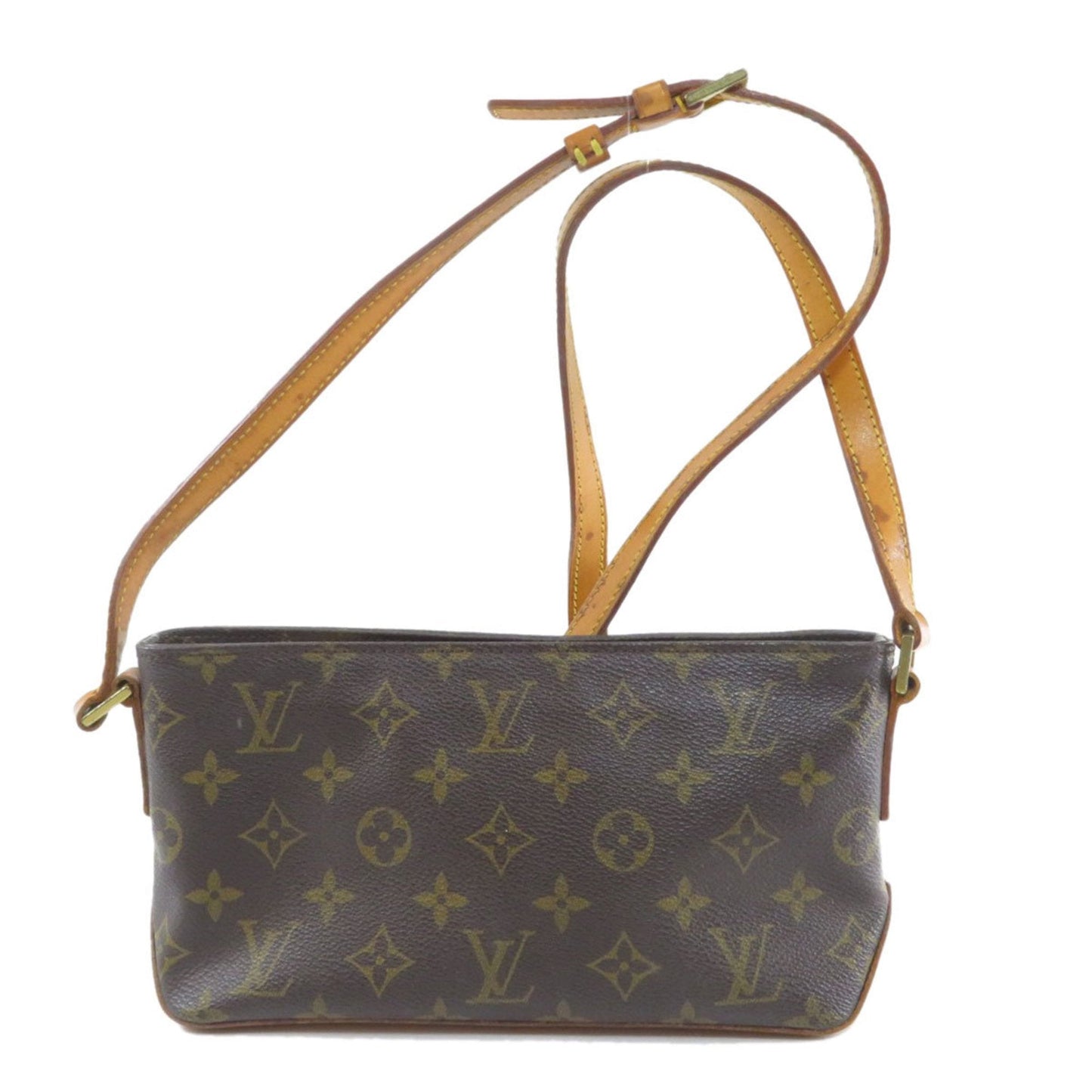 Louis Vuitton M51240 Trotteur Monogram Shoulder Bag Canvas Ladies