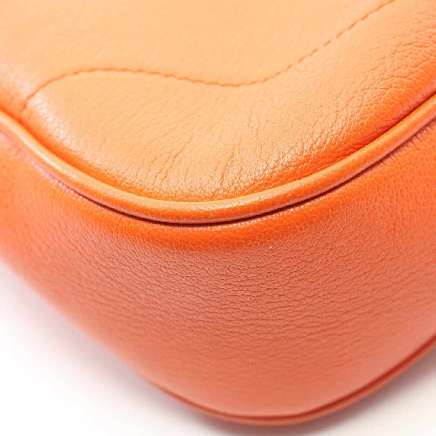 Gucci Orange Leather Shoulder Bag ( )
