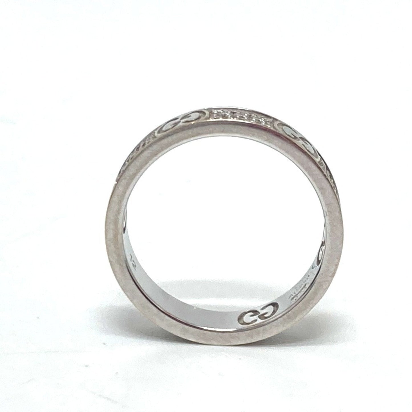 Gucci White Gold (18K) Band Ring ( )
