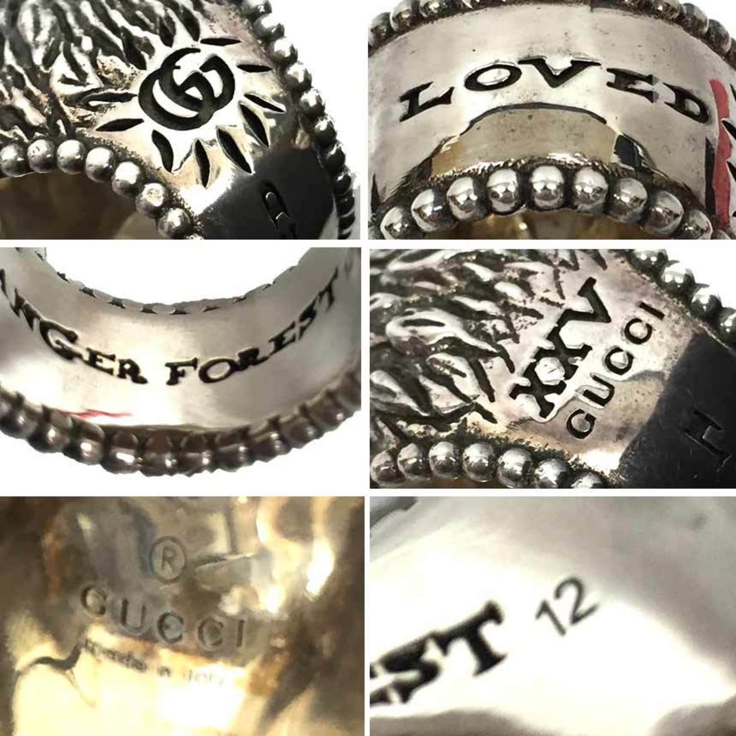 Gucci Silver Silver 925 Sterling Silver 925 Band Ring ( )