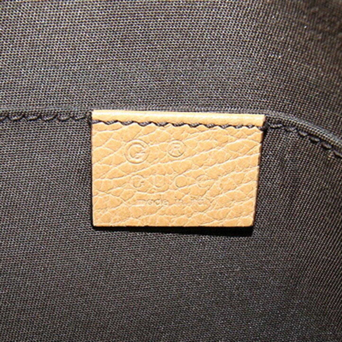 Gucci Light Brown Ochre Leather Handbag Shoulder Bag ( )