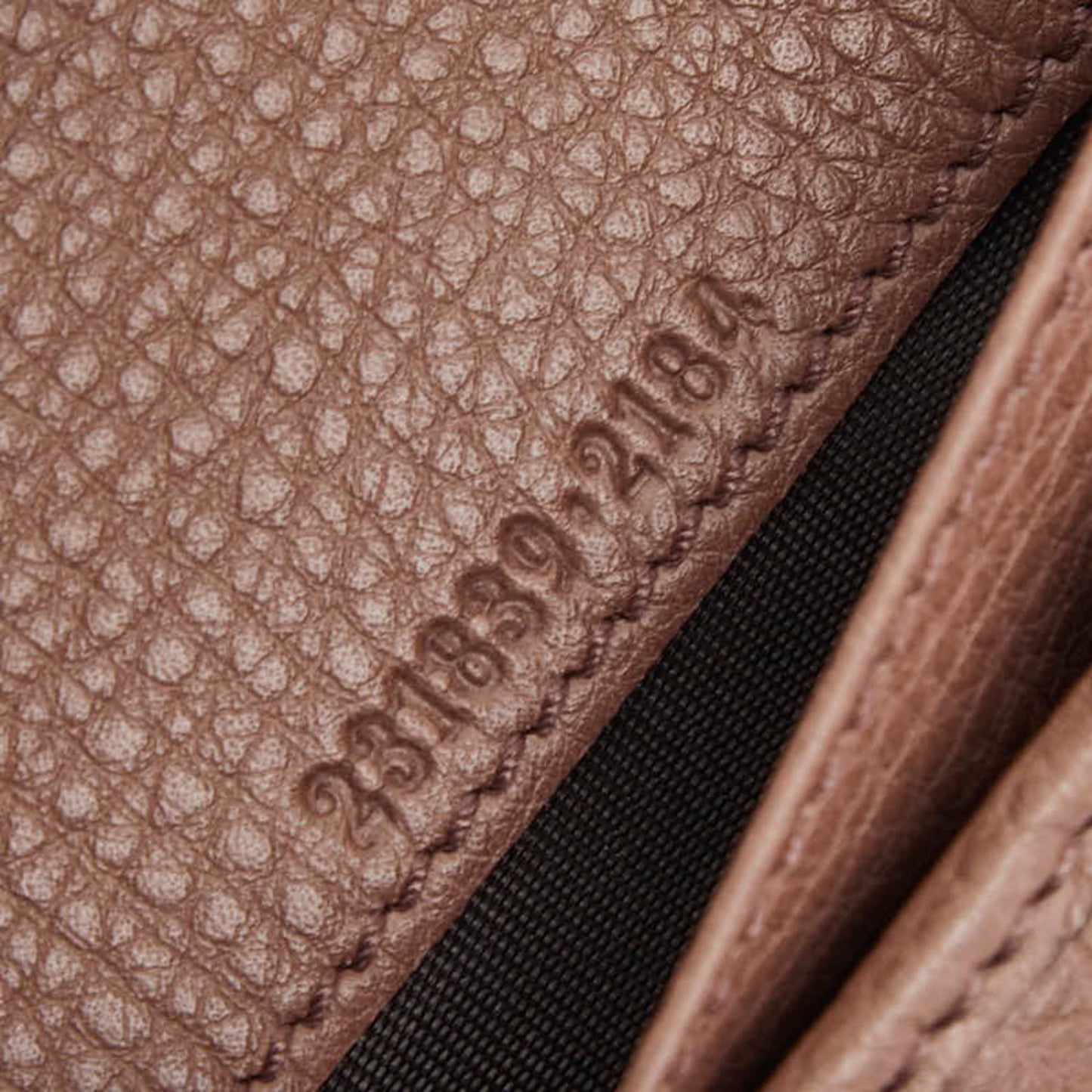 Gucci Brown Canvas Leather Long Wallet (Bi-Fold) ( )