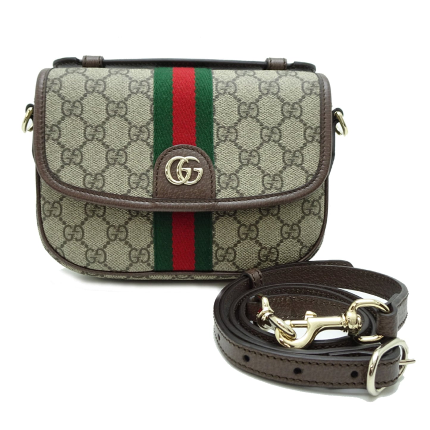 Gucci Beige Gg Supreme Shoulder Bag ( )