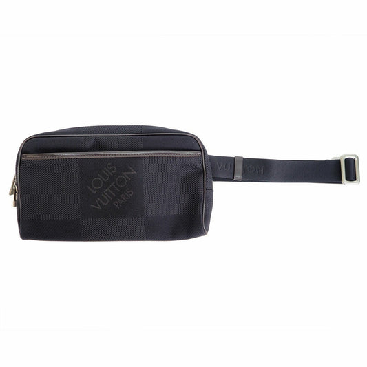 Louis Vuitton Acrobat Body Bag Damier Jean Black Waist Pouch Men's