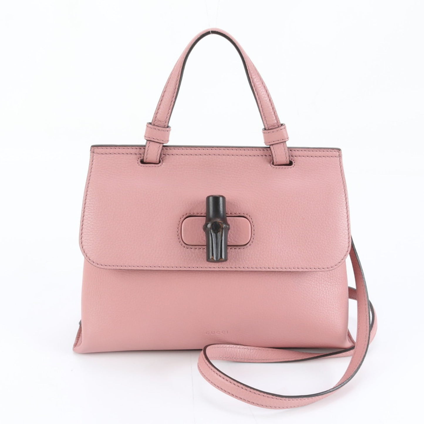 Gucci Pink Leather Shoulder Bag ( )