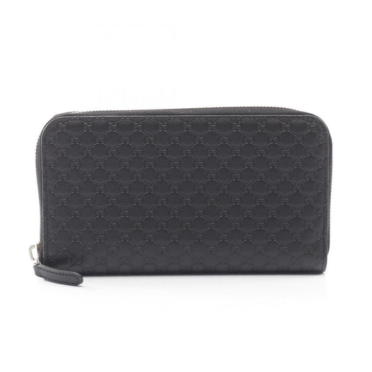 Gucci Black Leather Long Wallet (Bi-Fold) ( )