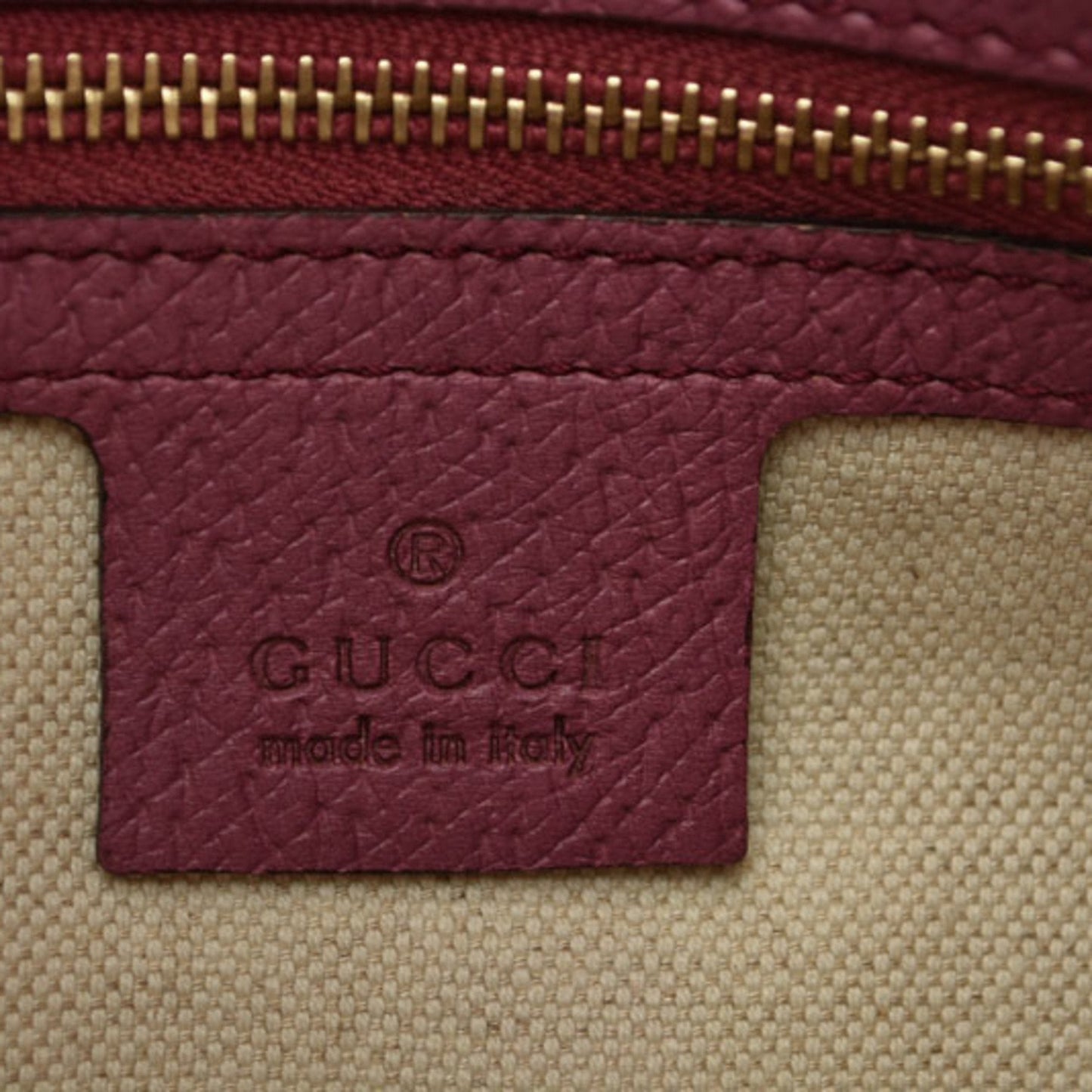 Gucci Beige Pink Gg Canvas Leather Handbag Shoulder Bag ( )