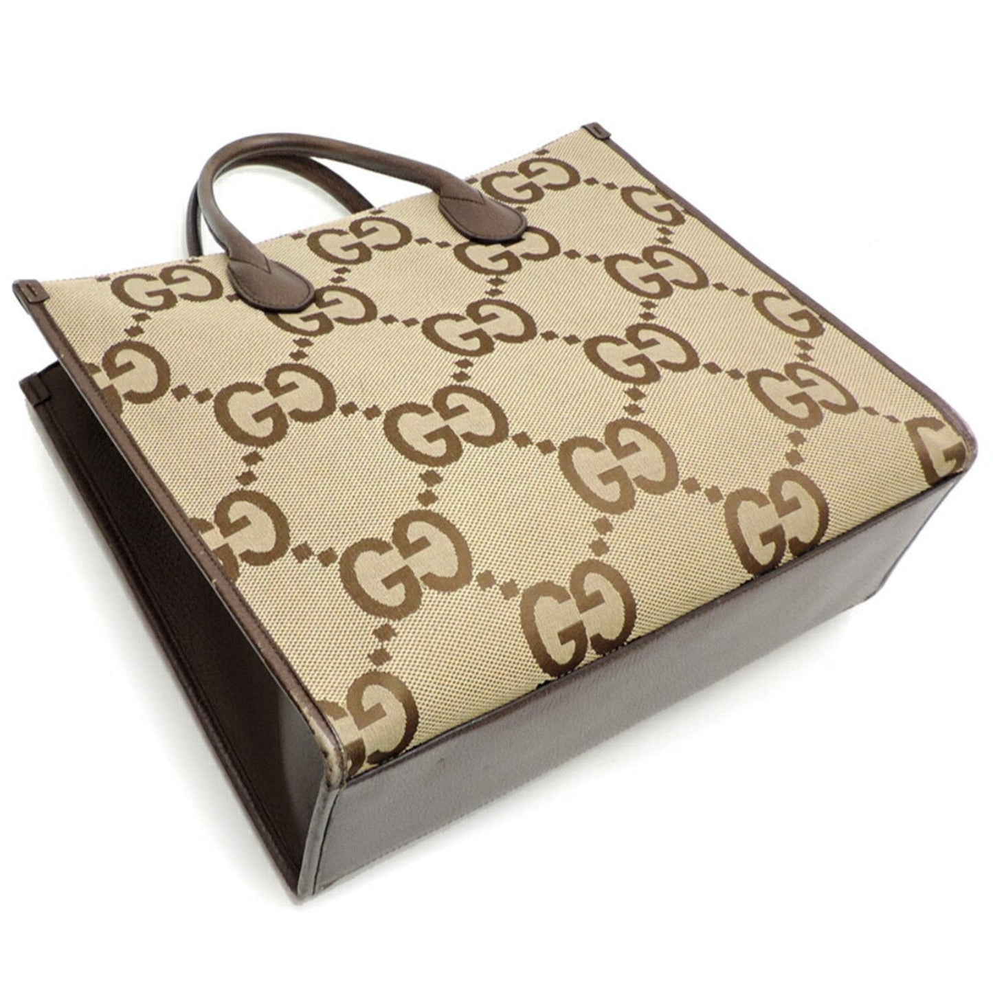 Gucci Beige Leather Tote Bag ( )