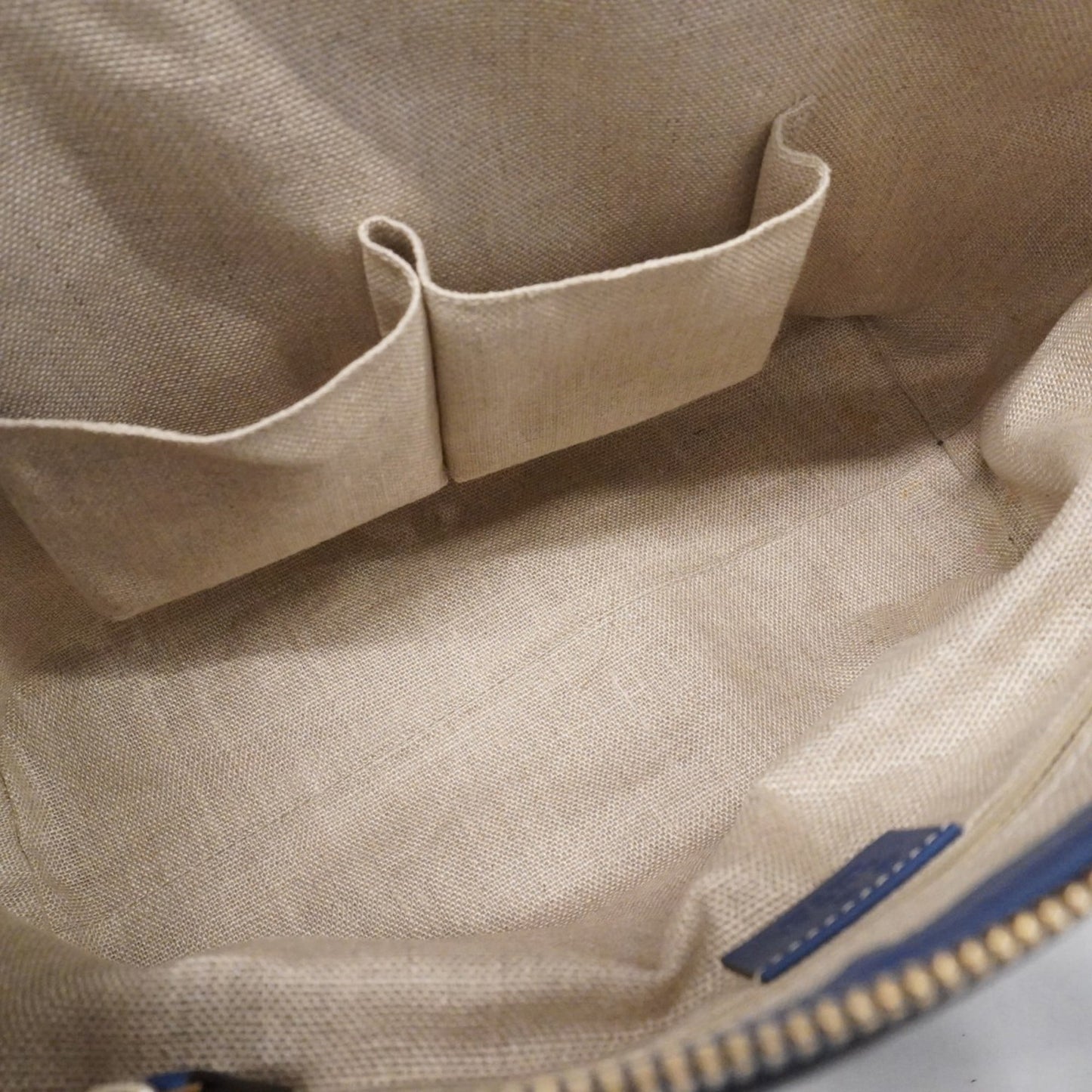 Gucci Blue Leather Handbag ( )