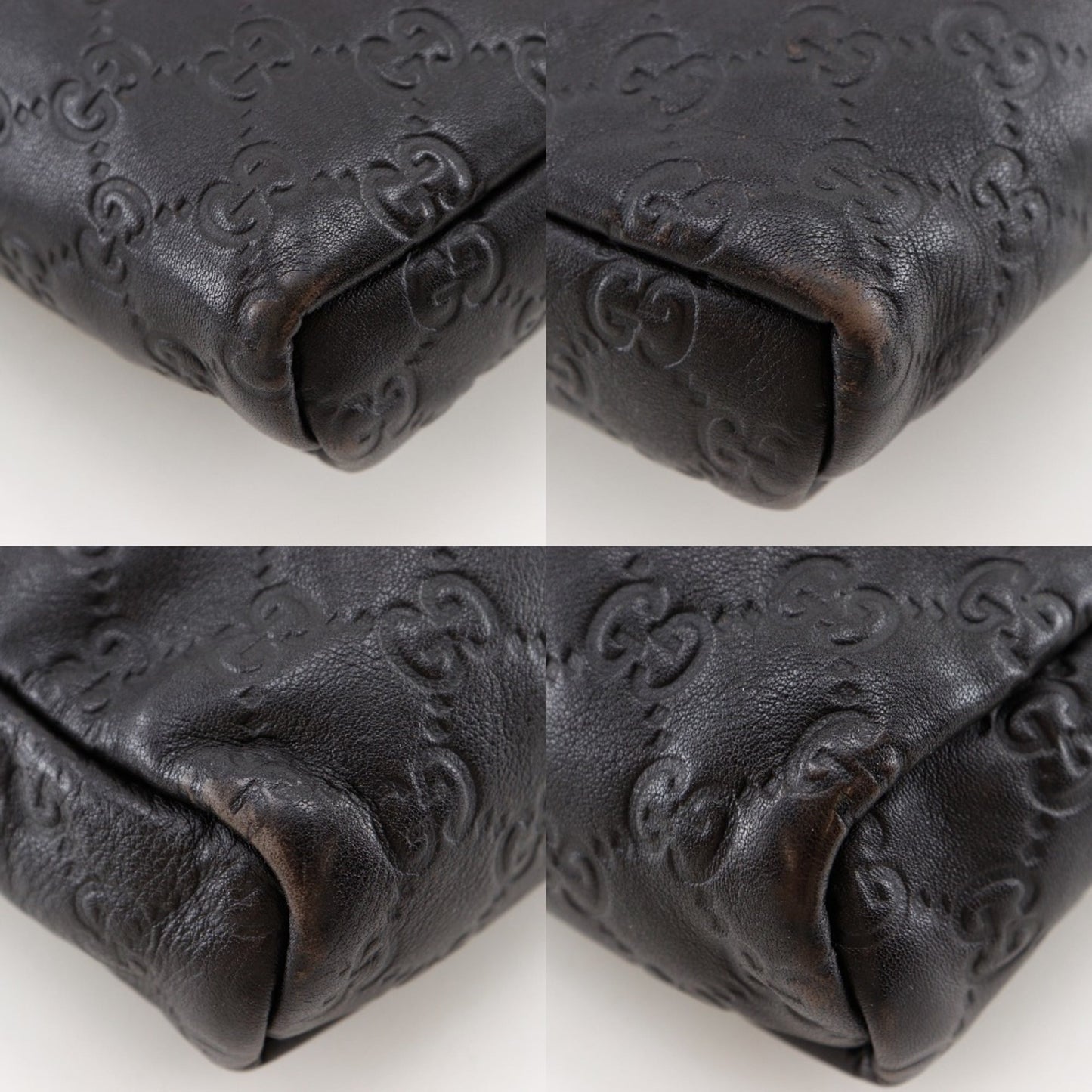 Gucci Brown Leather Shoulder Bag ( )