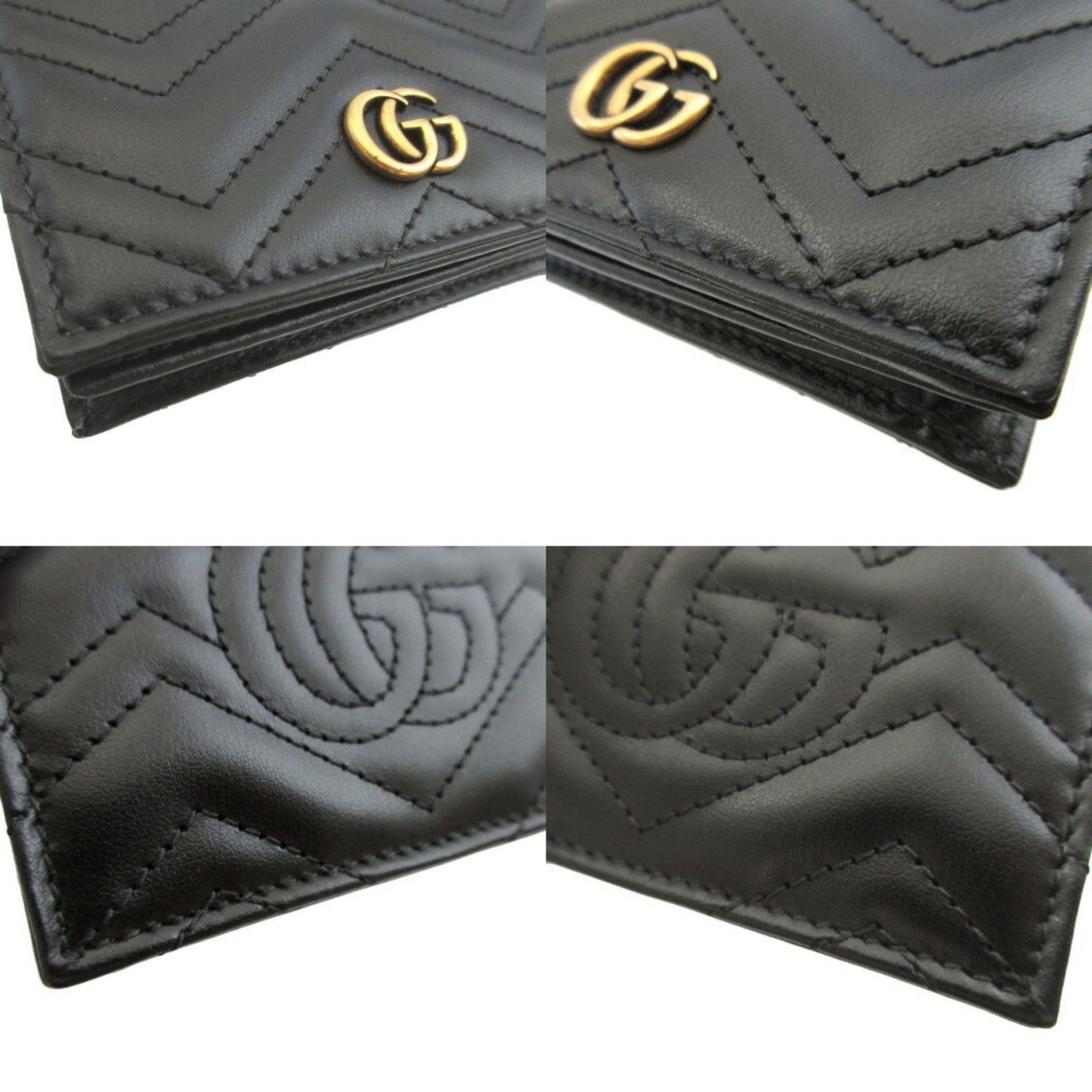 Gucci Black Leather Coin Purse/Coin Case ( )