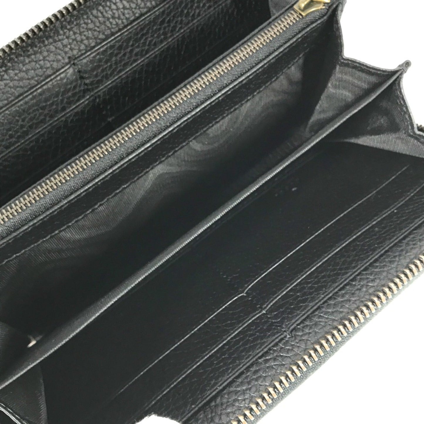 Gucci Navy Leather Long Wallet (Bi-Fold) ( )