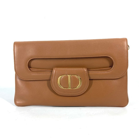 Christian Dior Brown Leather Handbag ()