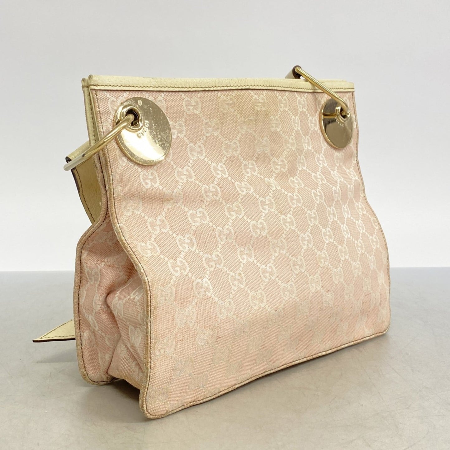 Gucci Pink Canvas Shoulder Bag ( )