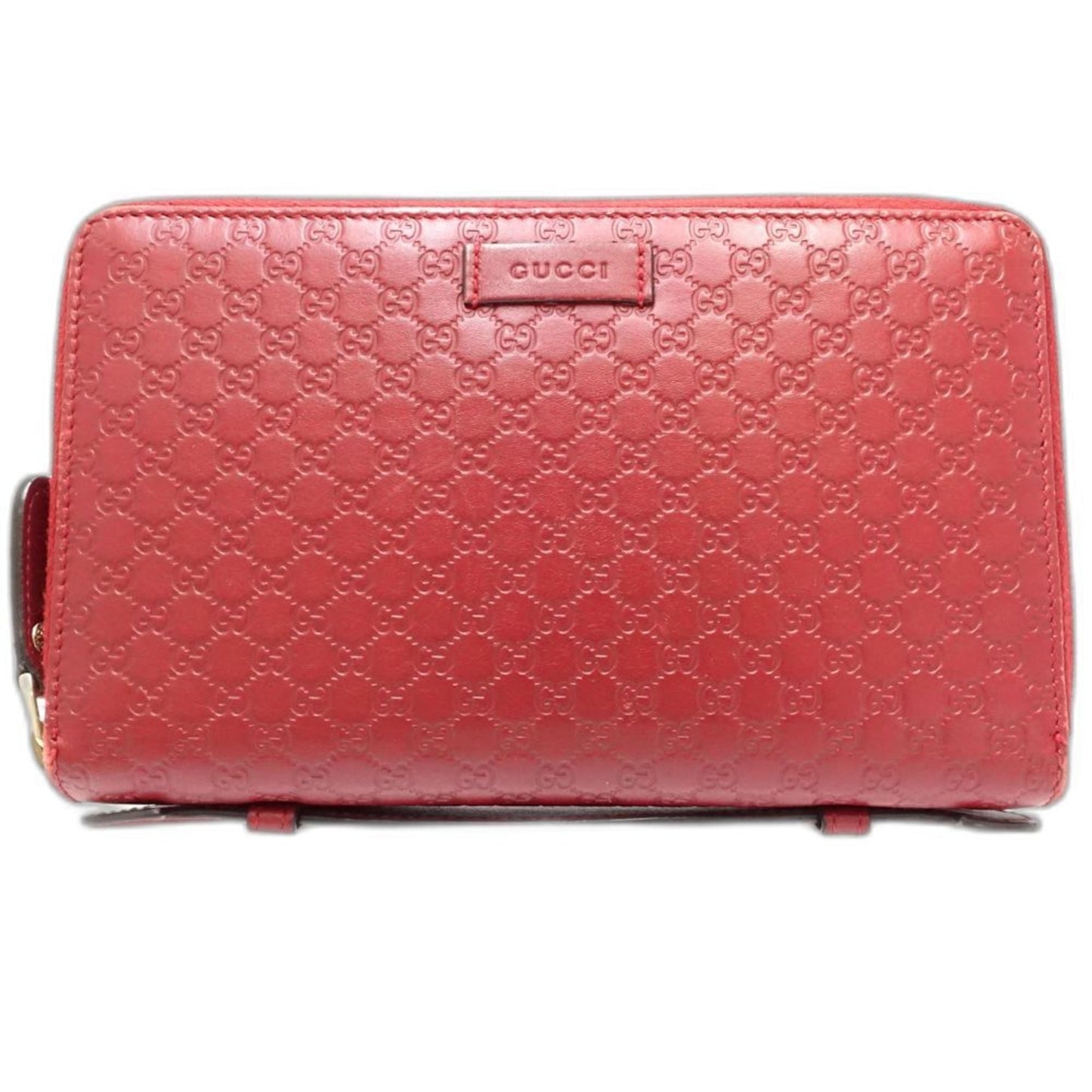 Gucci Red Color Leather Long Wallet (Bi-Fold) ( )