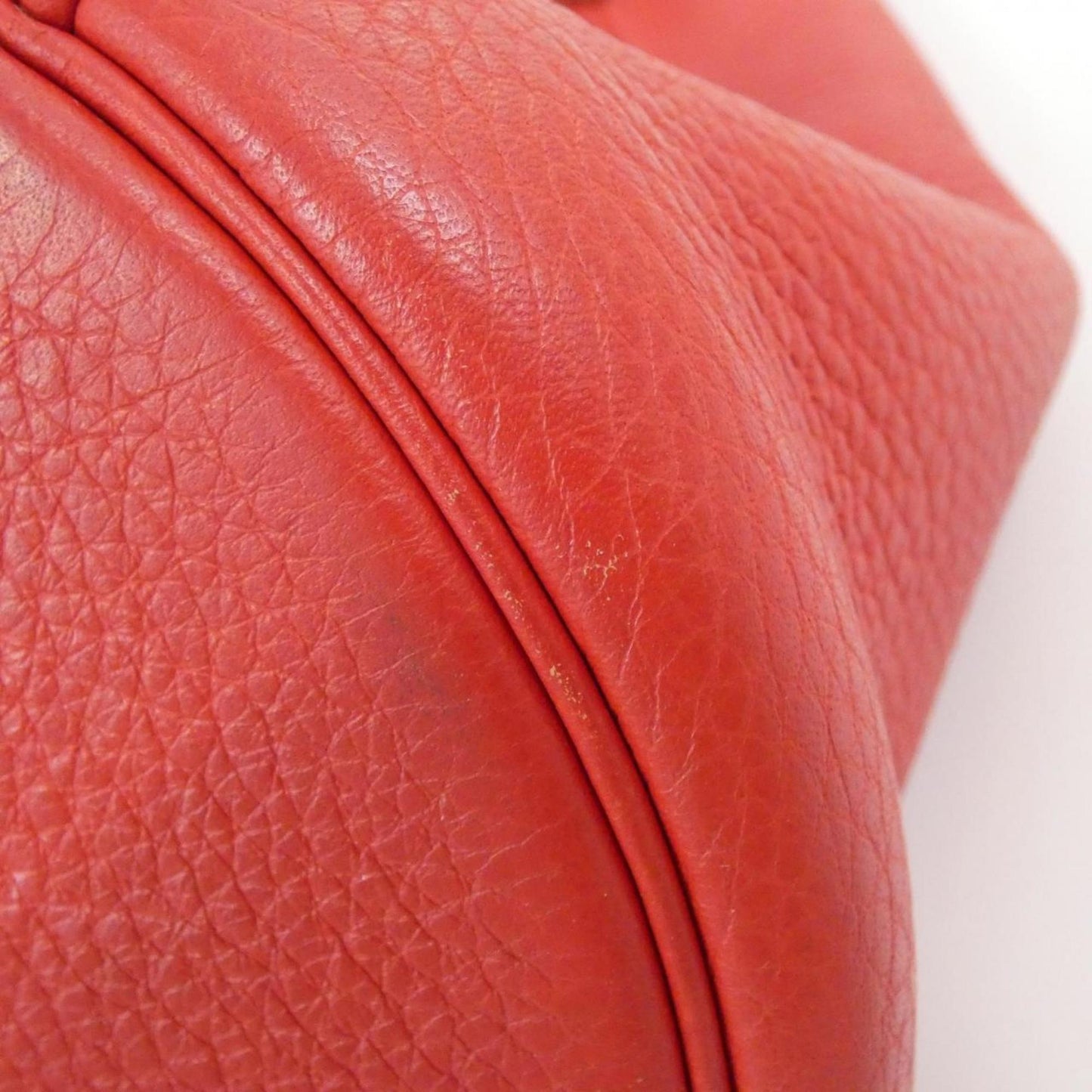 Hermes Rouge Garance Taurillon Clemence Leather Shoulder Bag ( )
