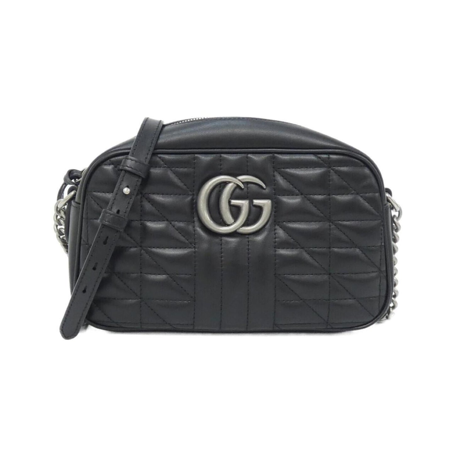 Gucci Black Leather Shoulder Bag ( )