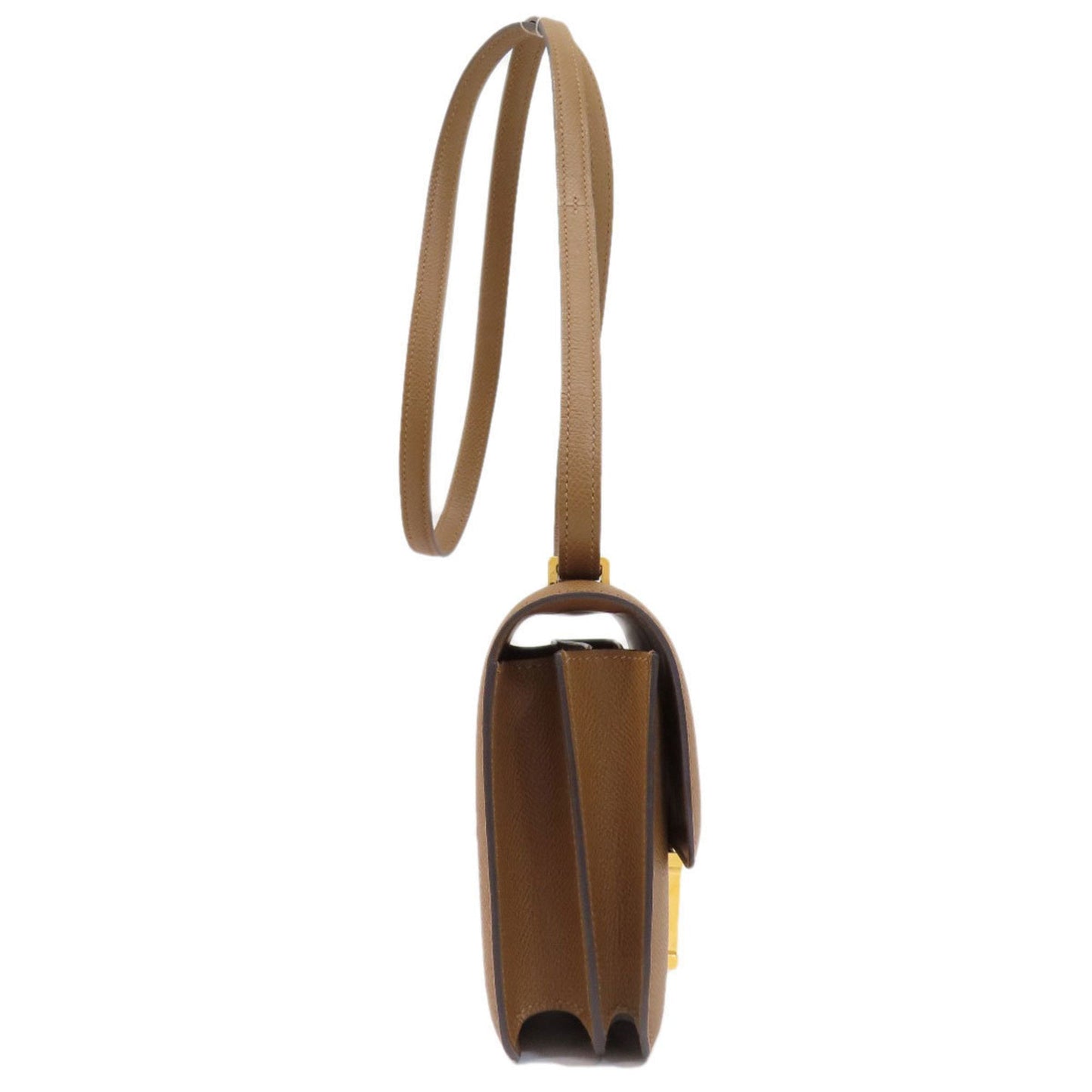 Hermes Constance Brown Epsom Leather Shoulder Bag ( )