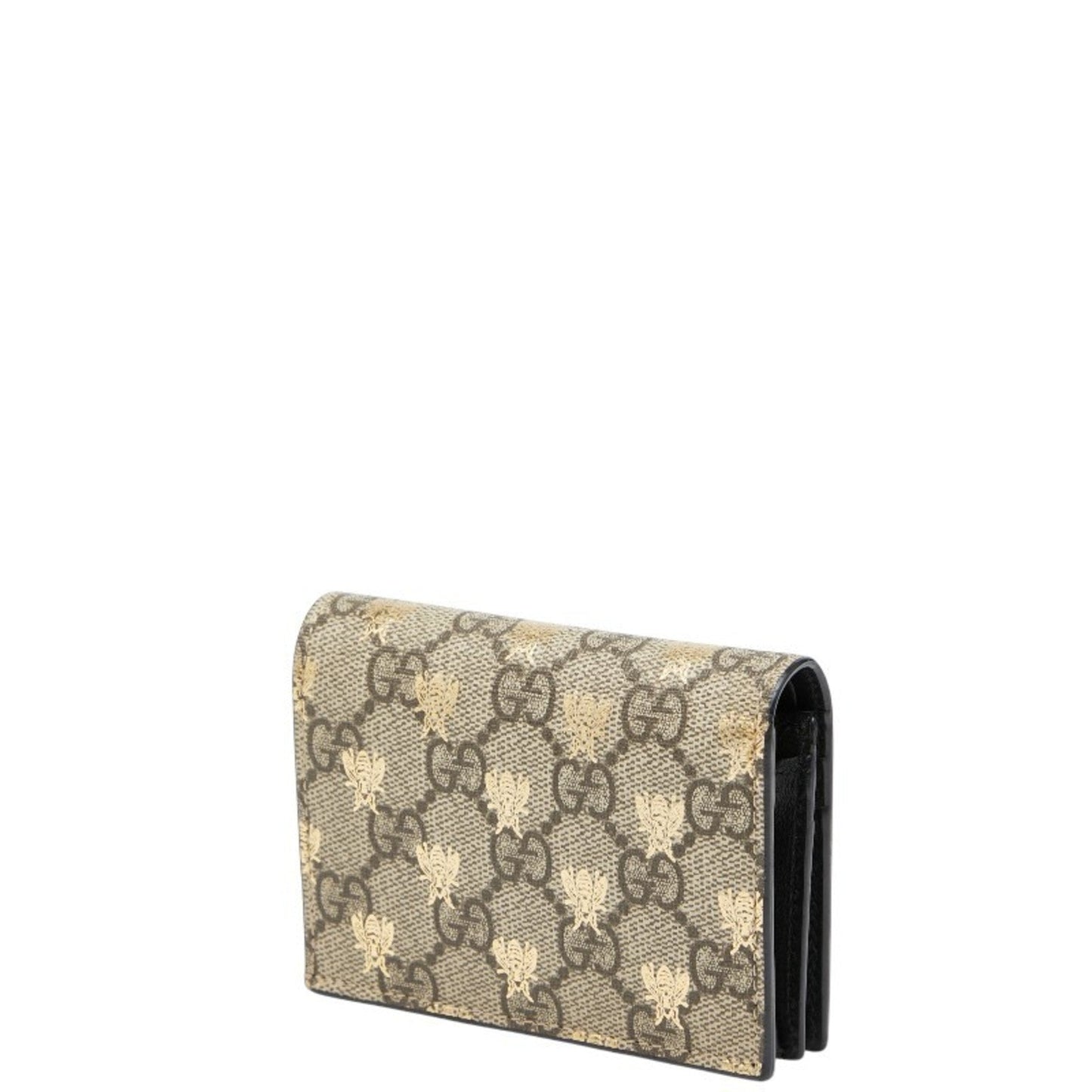Gucci Gold Beige Brown Pvc Wallet (Bi-Fold) ( )