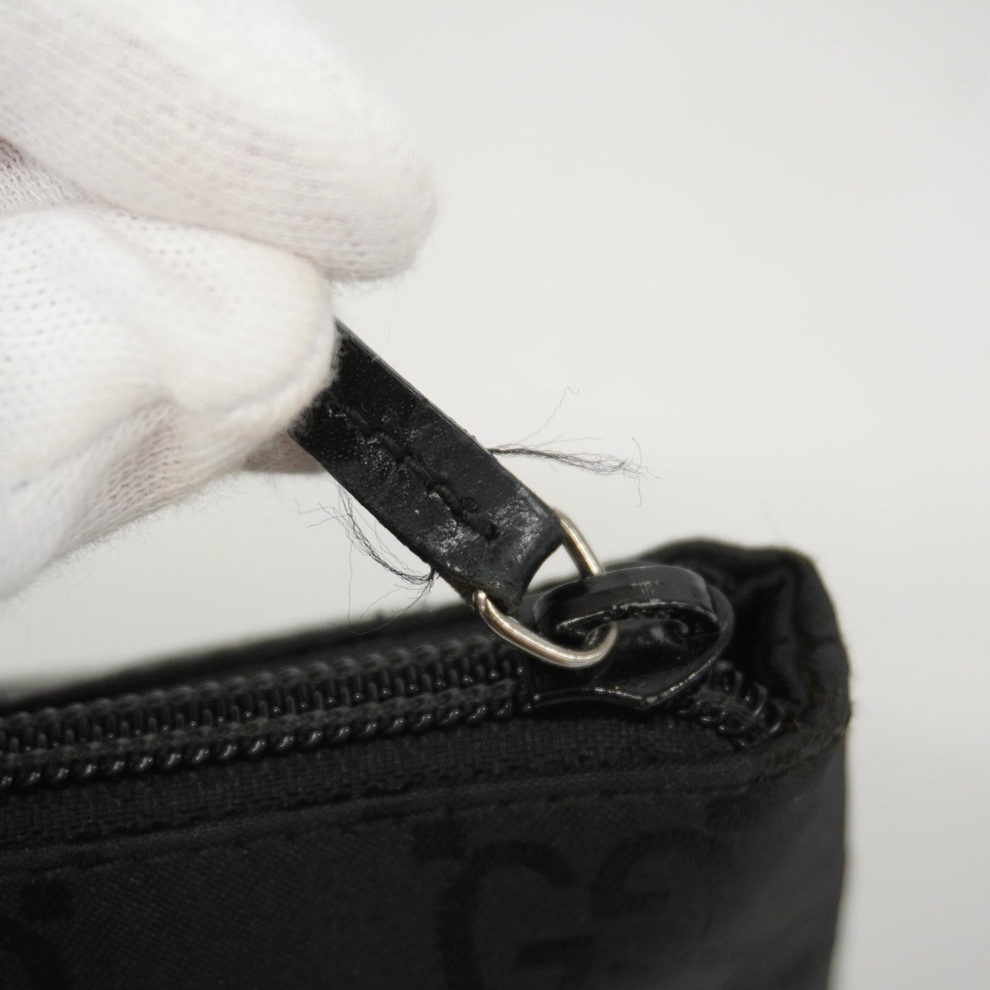 GUCCI Auth  Pouch 039 1117 Women's Nylon Pouch Black