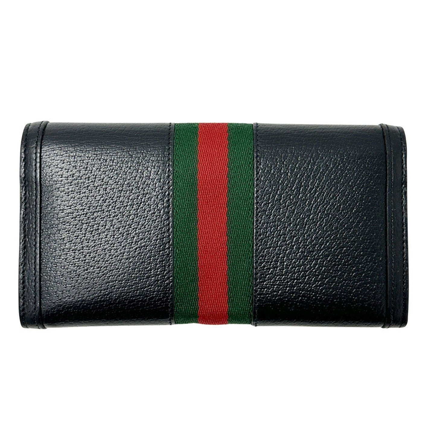 Gucci Black Leather Long Wallet (Bi-Fold) ( )