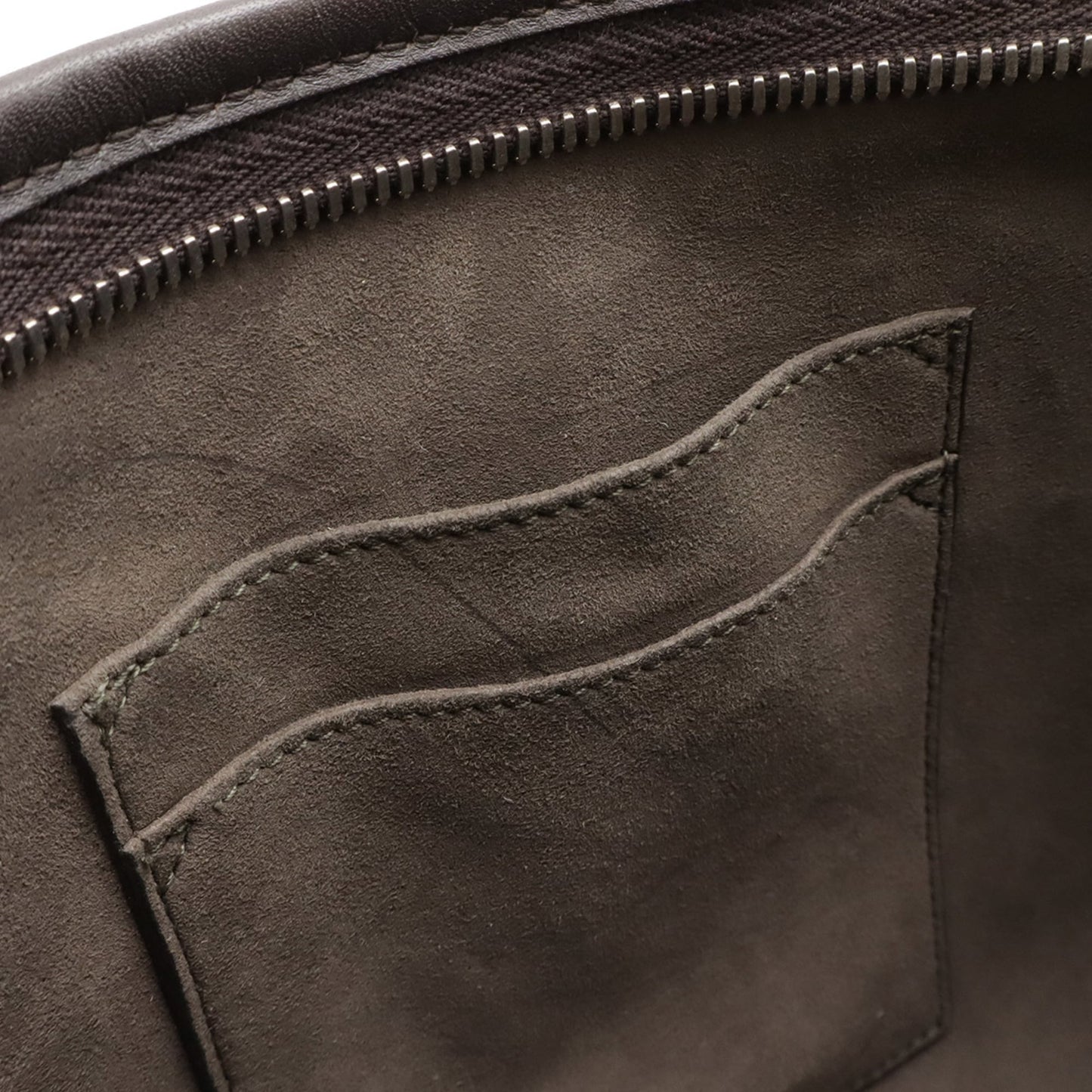Gucci Beige Brown Dark Brown Gg Supreme Canvas Leather Handbag Shoulder Bag Tote Bag ( )