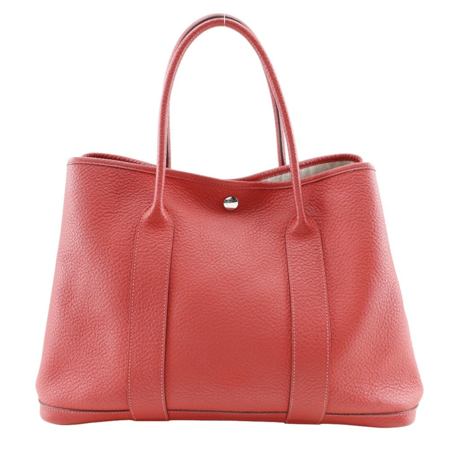 Hermes Red Color Negonda Leather Tote Bag ( )