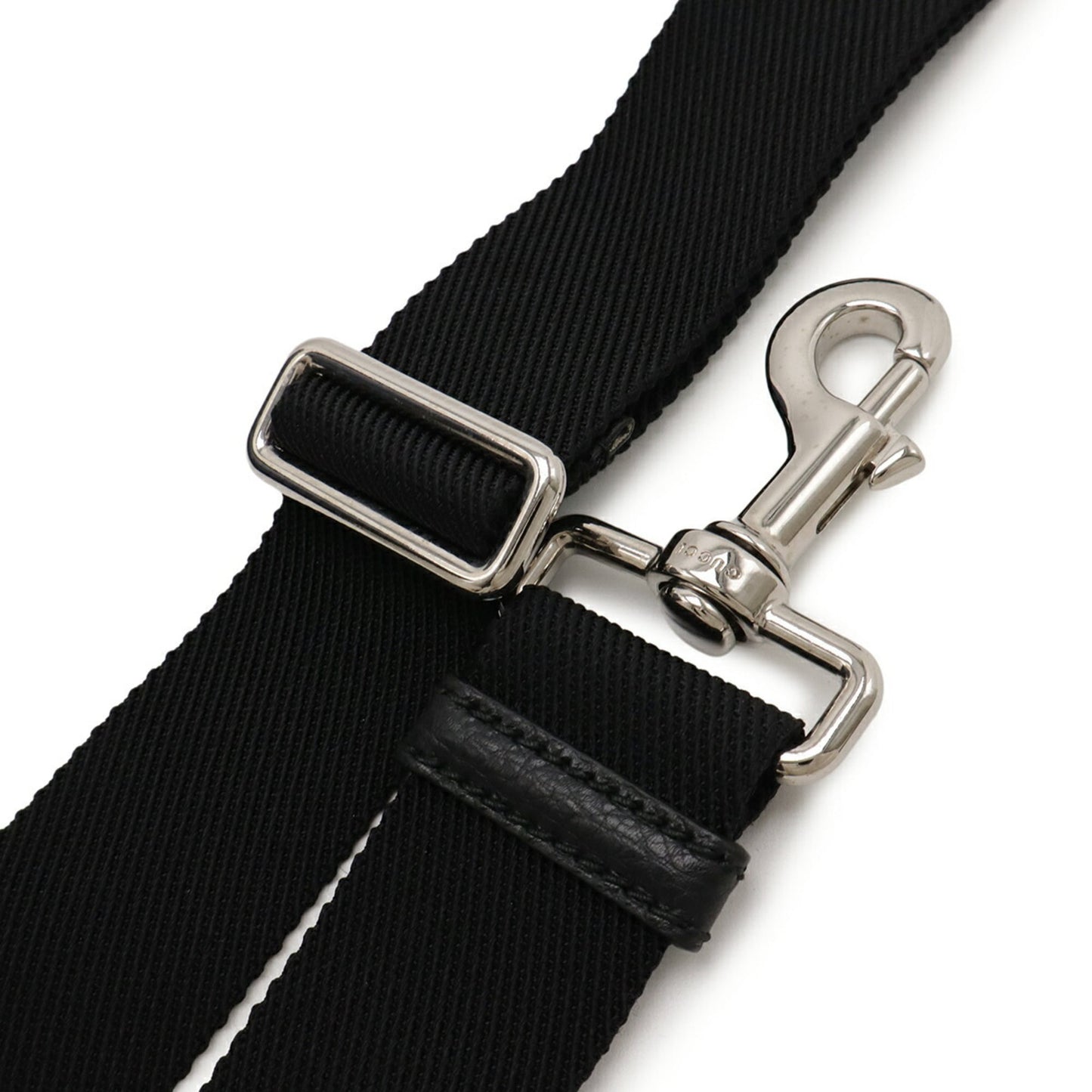 Gucci Black Navy Leather Shoulder Bag Tote Bag ( )