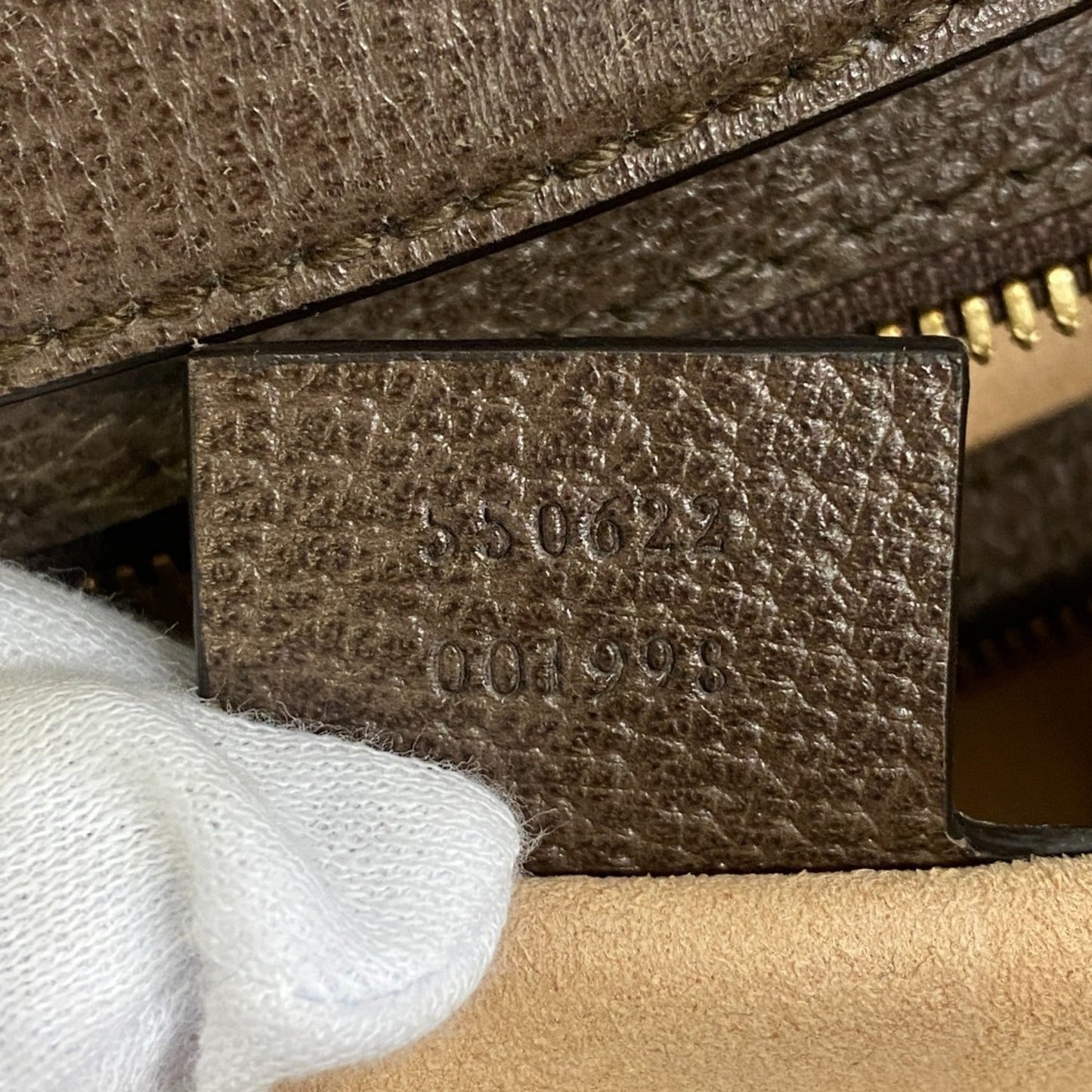 Gucci Brown Pvc Coated Canvas Shoulder Bag ( )