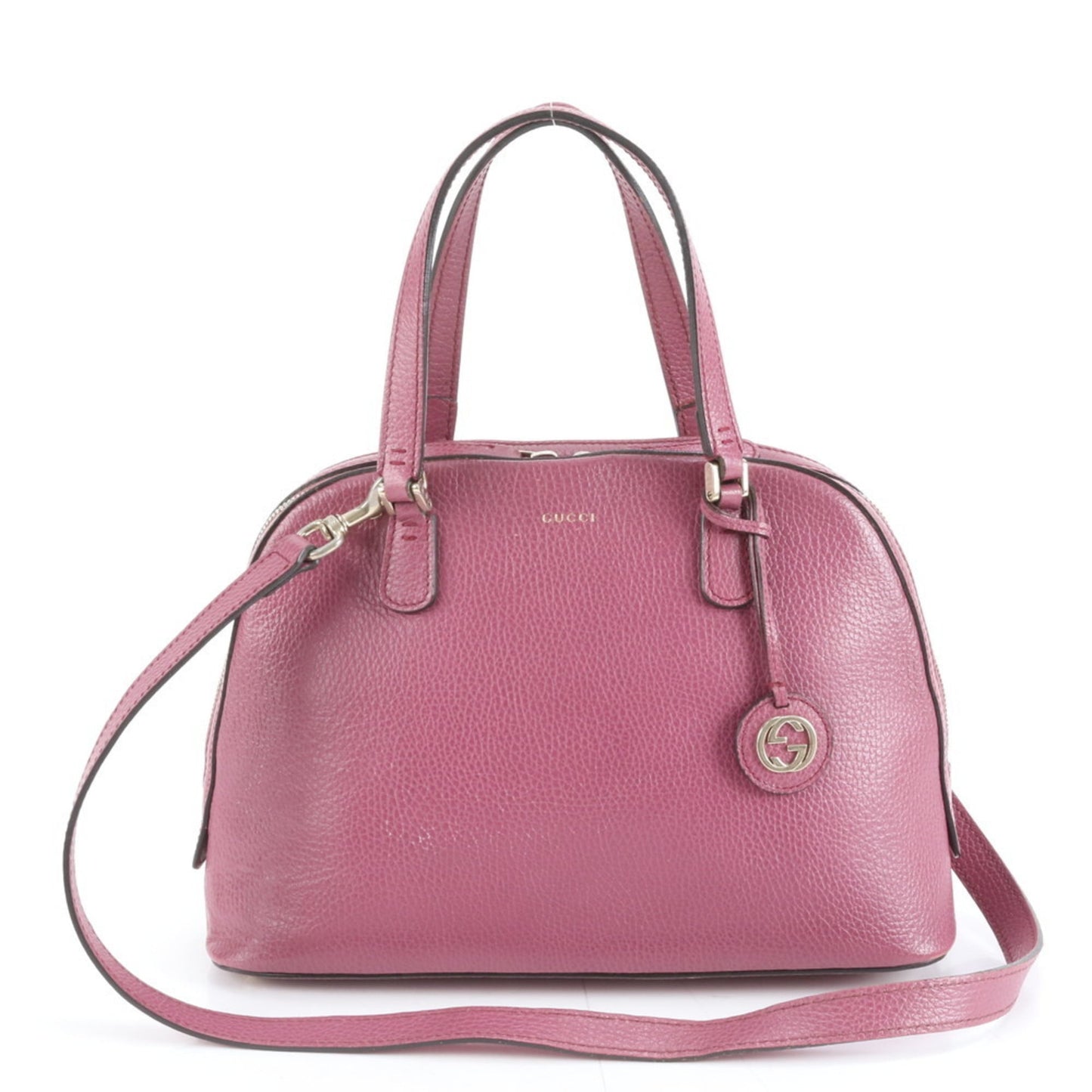 Gucci Pink Leather Shoulder Bag ( )