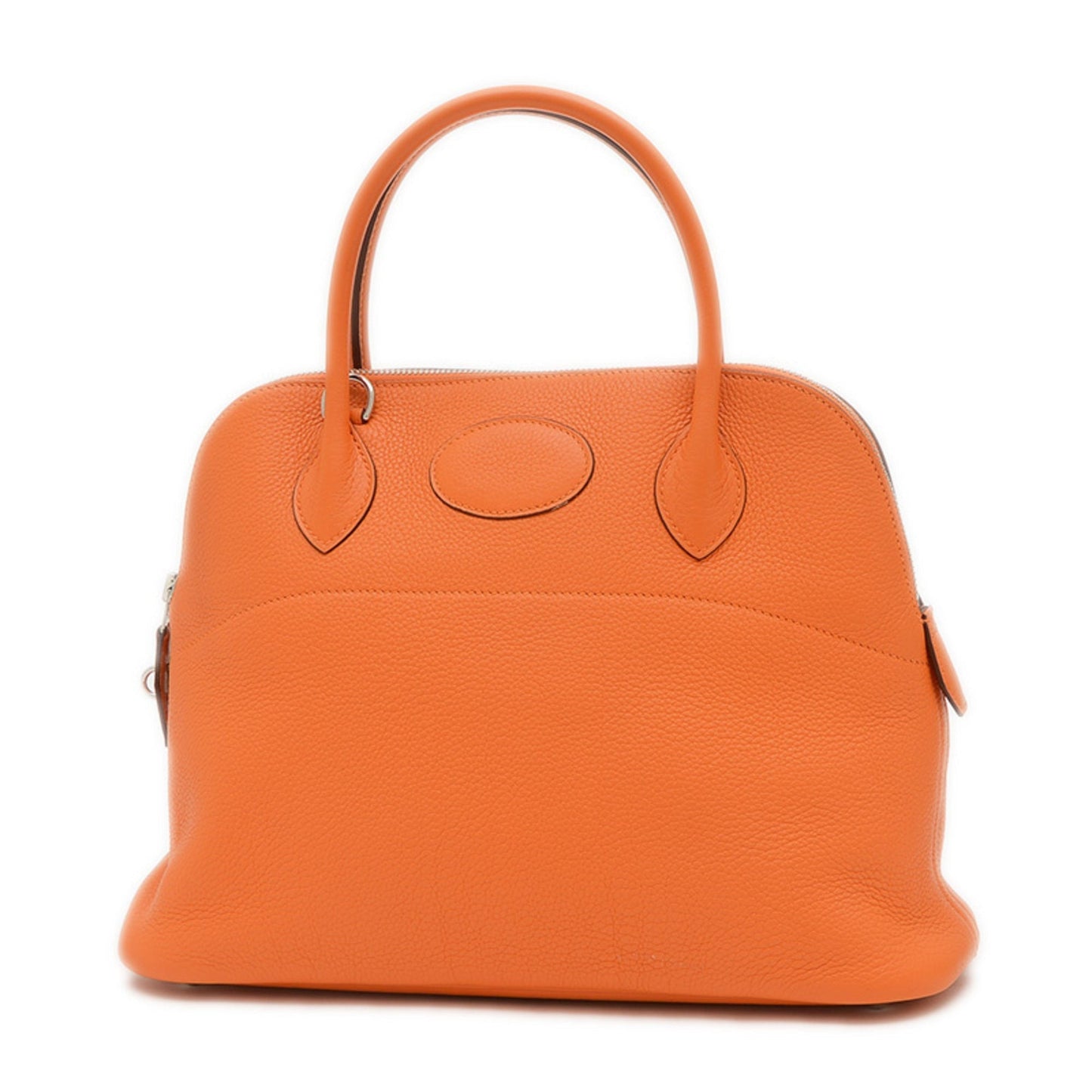 Hermes Orange Taurillon Clemence Leather Handbag ( )