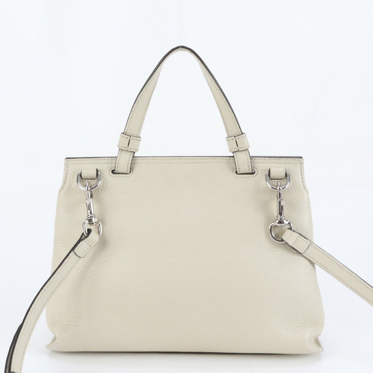 Gucci Ivory Leather Shoulder Bag ( )
