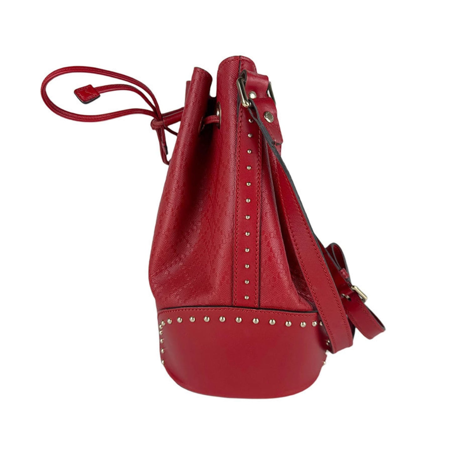 Gucci Red Color Leather Shoulder Bag ( )