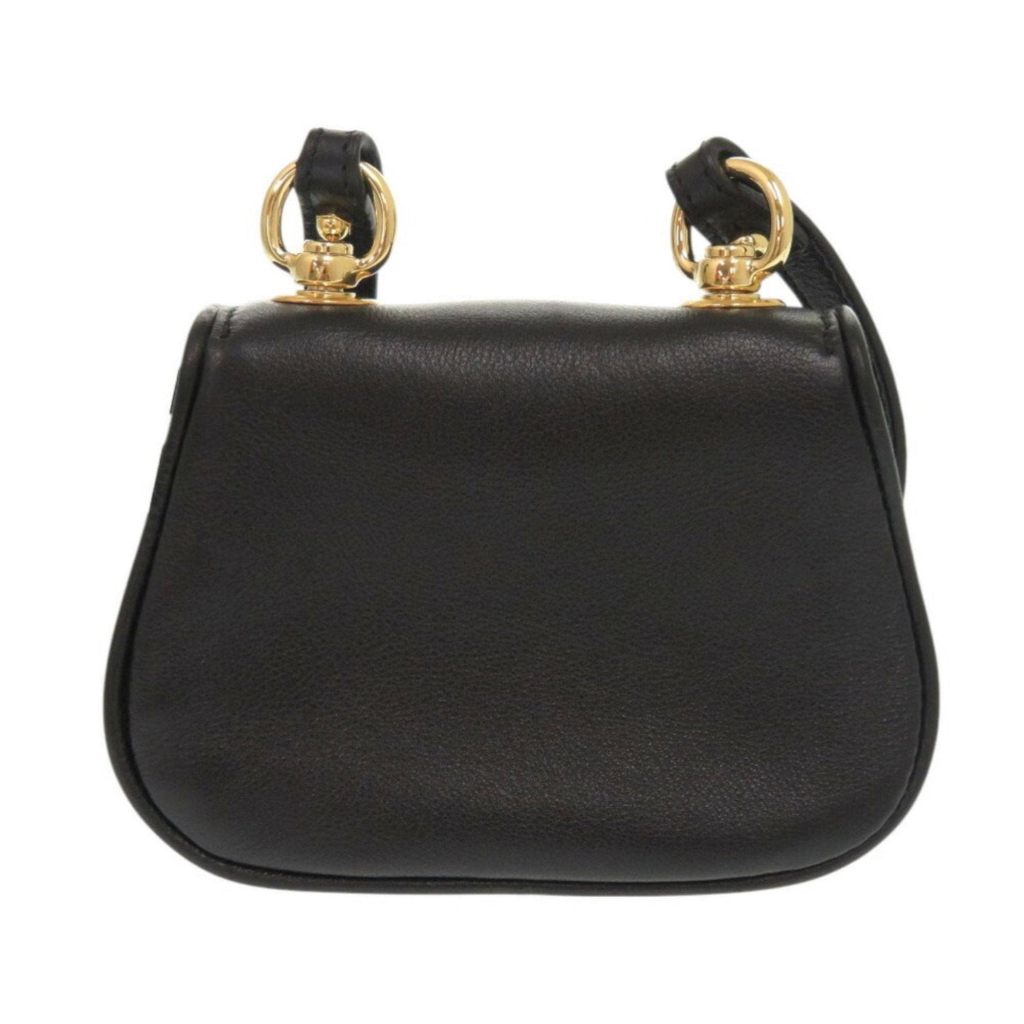 Gucci Black Leather Pouch Shoulder Bag ( )